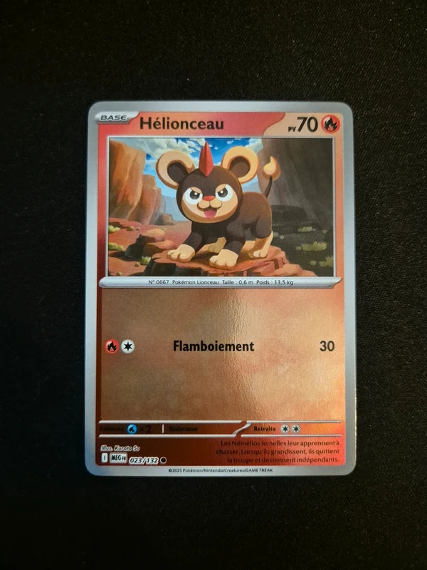 Carte Pokémon Hélionceau Holo Reverse 023/132 ME01 Méga-Évolution