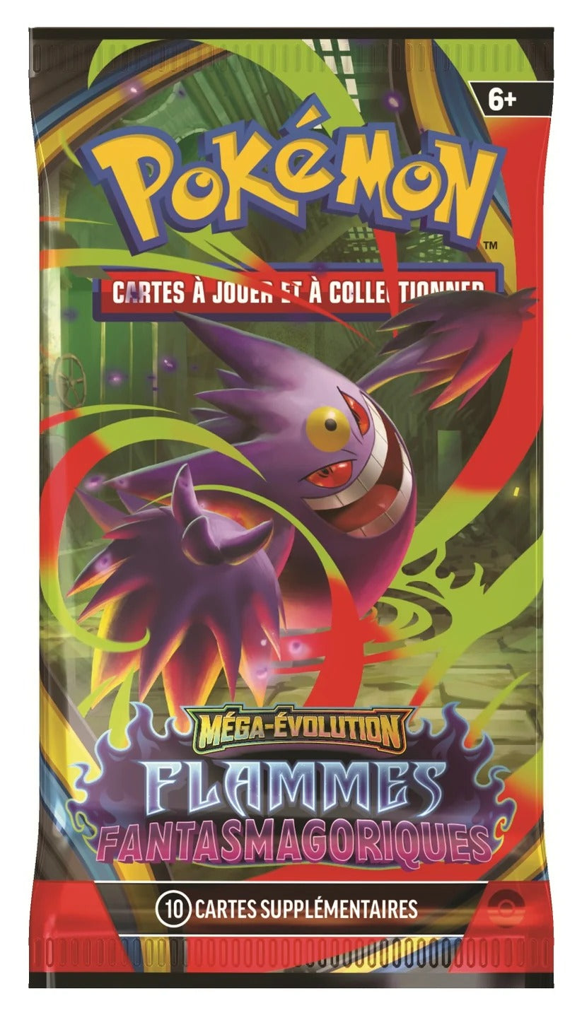 Pokémon JCC : Booster ME02 Méga-Évolution Flammes Fantasmagoriques - FR