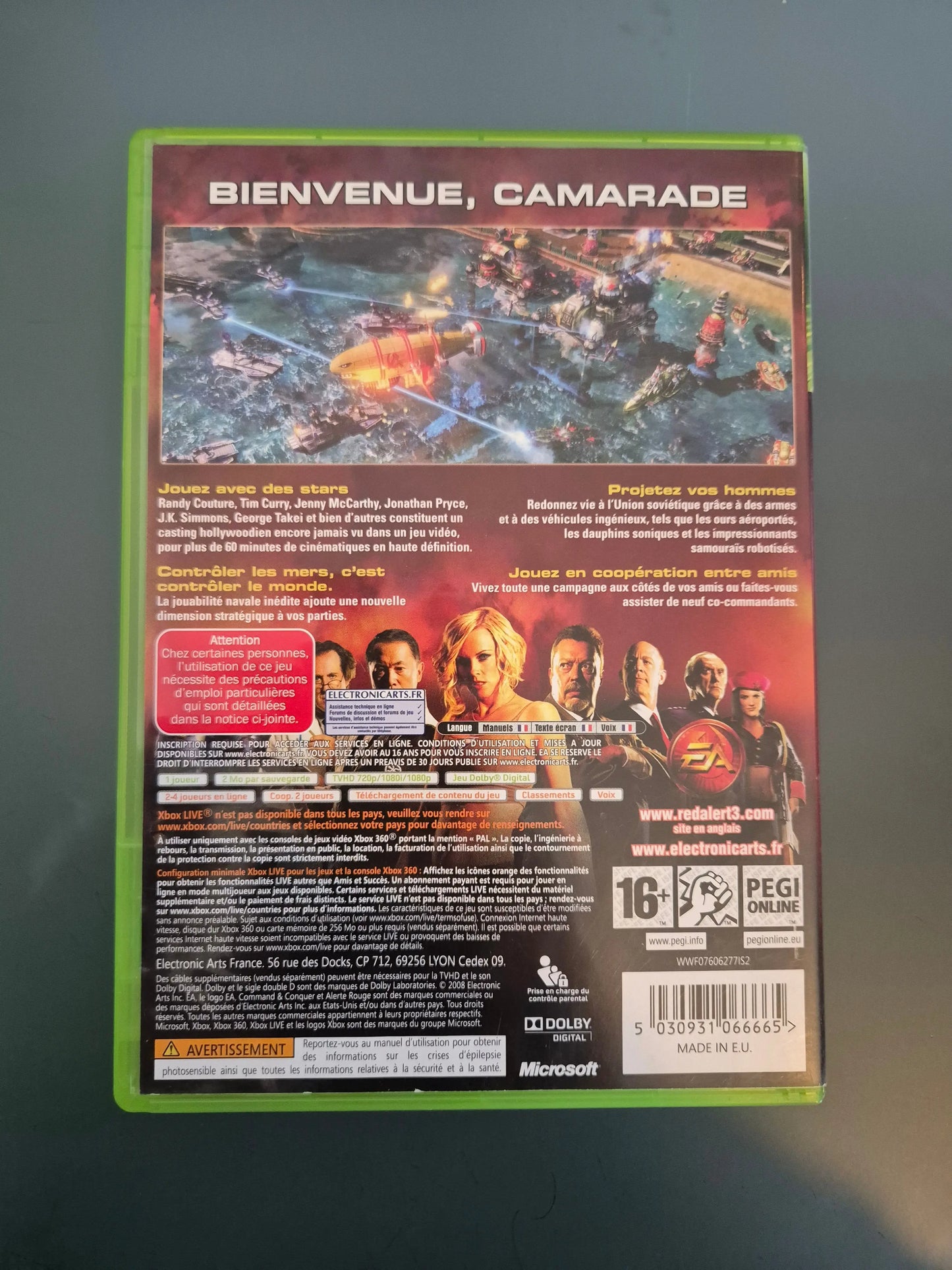 Command & Conquer Alerte Rouge 3 XBOX 360 PAL - Occasion