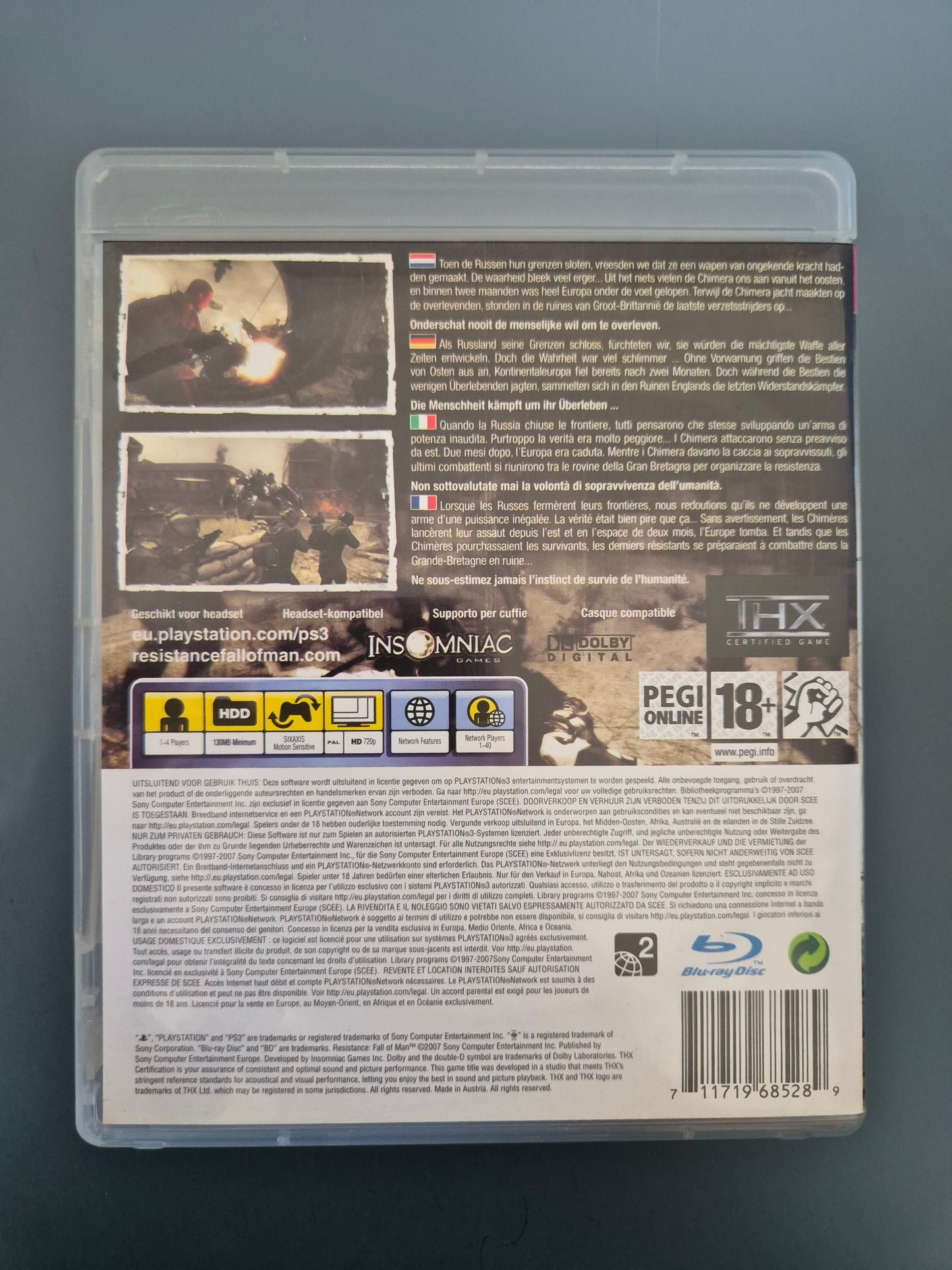 Resistance Fall of Man Playstation 3 (PS3) - Occasion