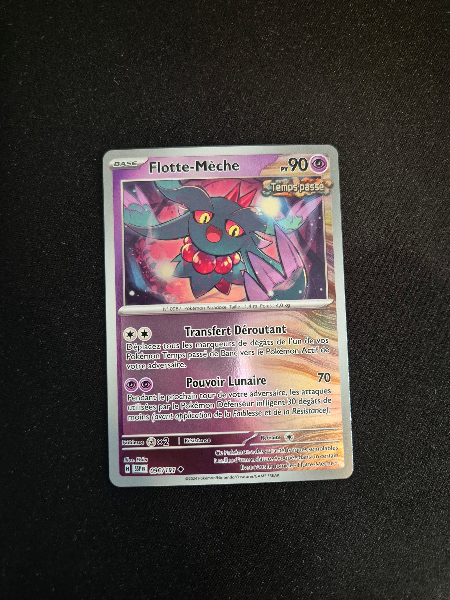 Carte Pokémon Flotte-Mèche Reverse 096/191 EV08 Étincelles Déferlantes