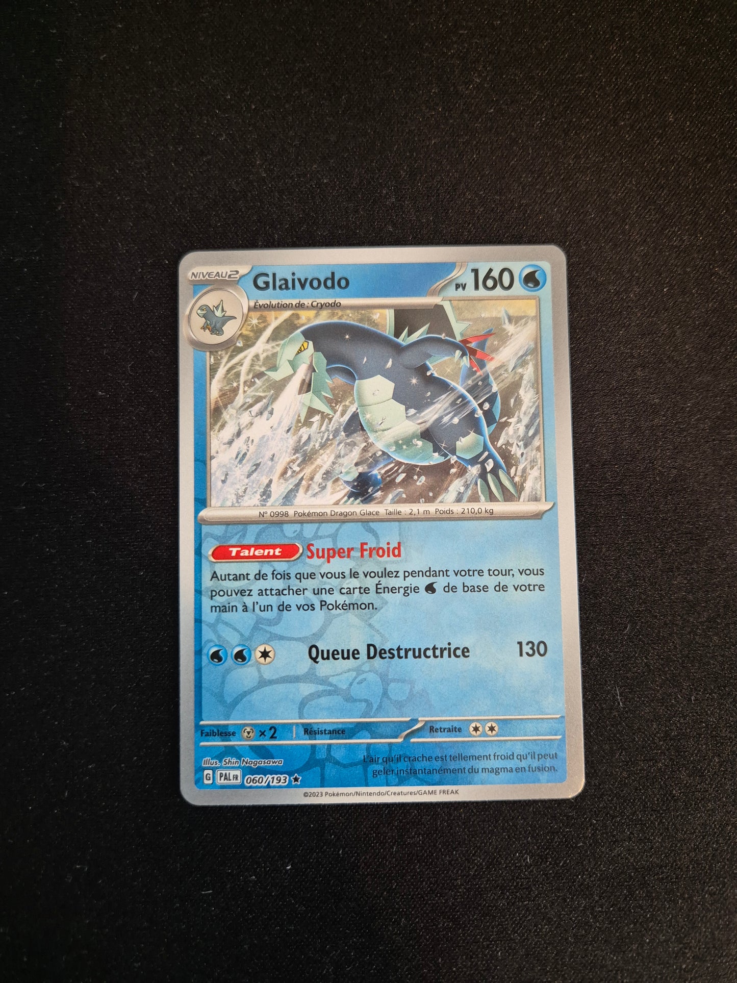 Carte Pokémon Glaivodo Reverse 060/193 EV02 Évolutions à Paldea