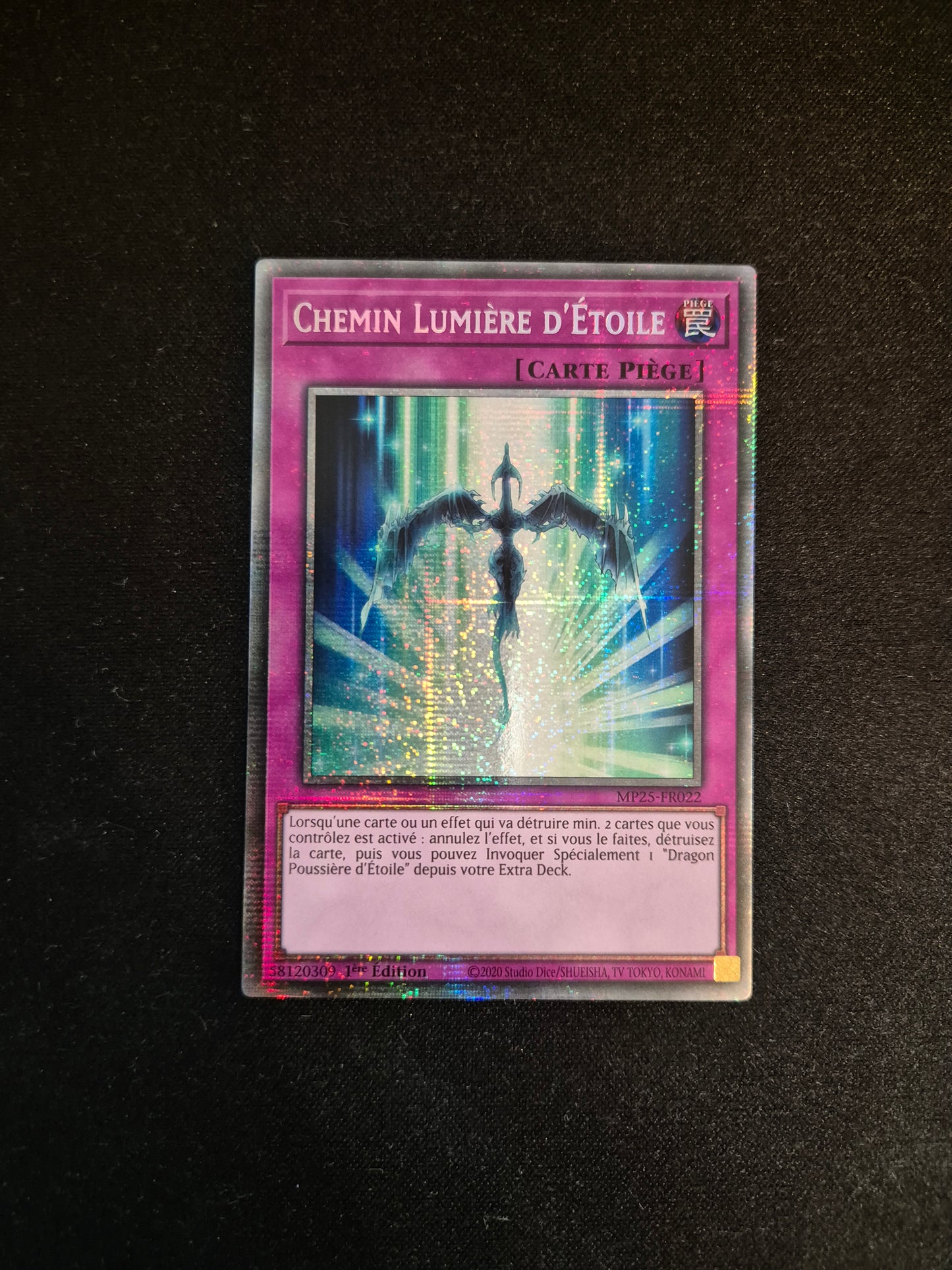 Carte Yu-Gi-Oh! Chemin Lumière d'Etoile MP25-FR022 Starlight Rare