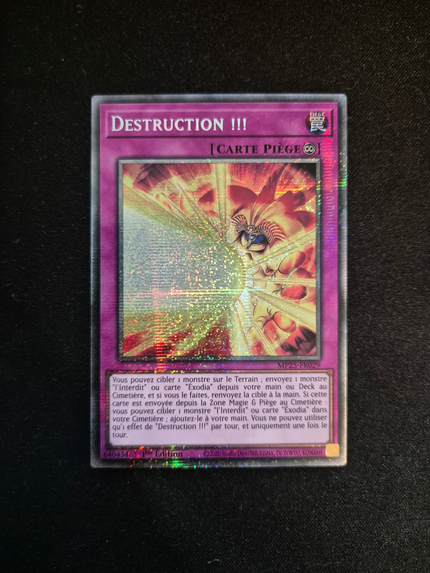 Carte Yu-Gi-Oh! Destruction !!! MP25-FR029 Starlight Rare