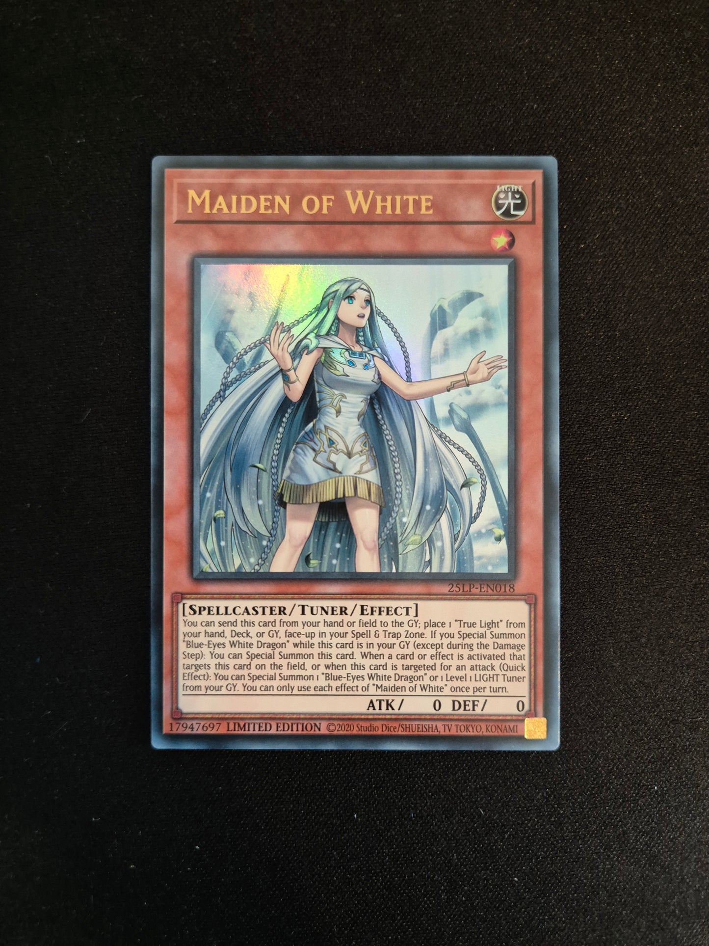 Carte Yu-Gi-Oh! Maiden of White 25LP-EN018 Ultra Rare