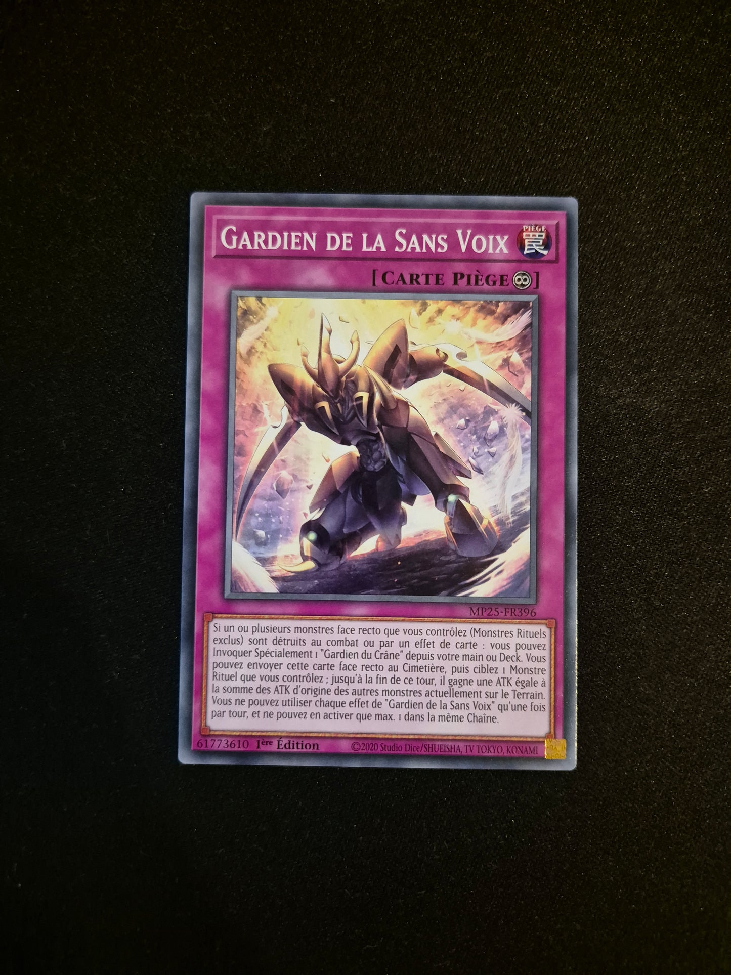 Carte Yu-Gi-Oh! Gardien de la Sans Voix MP25-FR396
