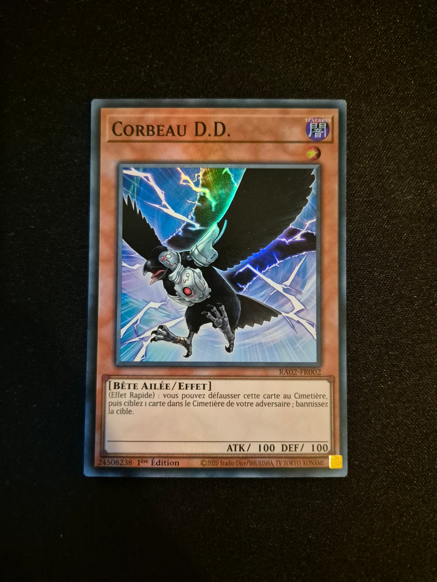 Carte Yu-Gi-Oh! Corbeau DD RA02-FR002 Super Rare
