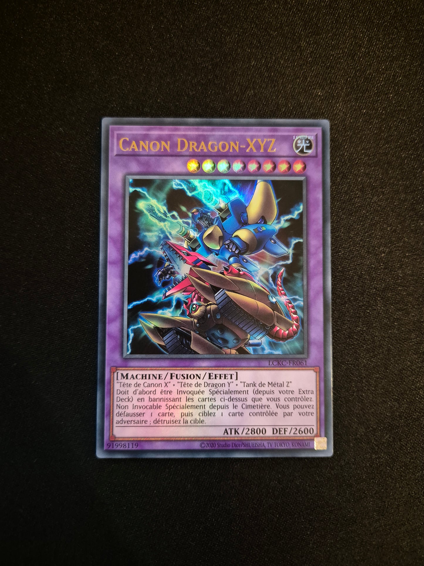 Carte Yu-Gi-Oh! Canon Dragon XYZ Ultra Rare LCKC-FR061