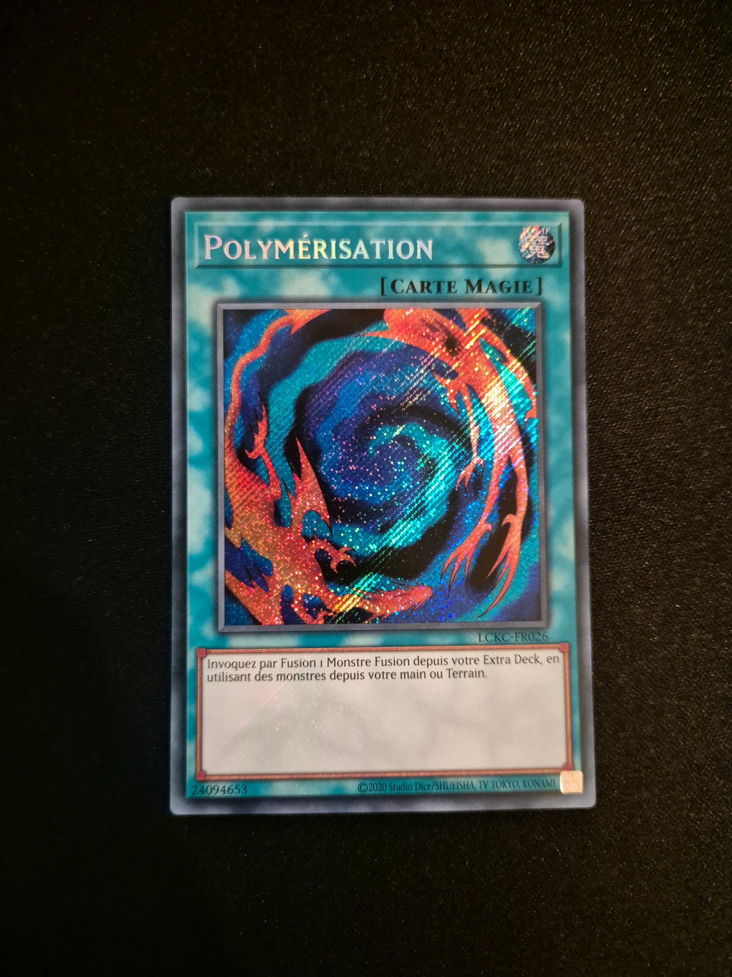 Carte Yu-Gi-Oh! Polymérisation Secret Rare LCKC-FR026