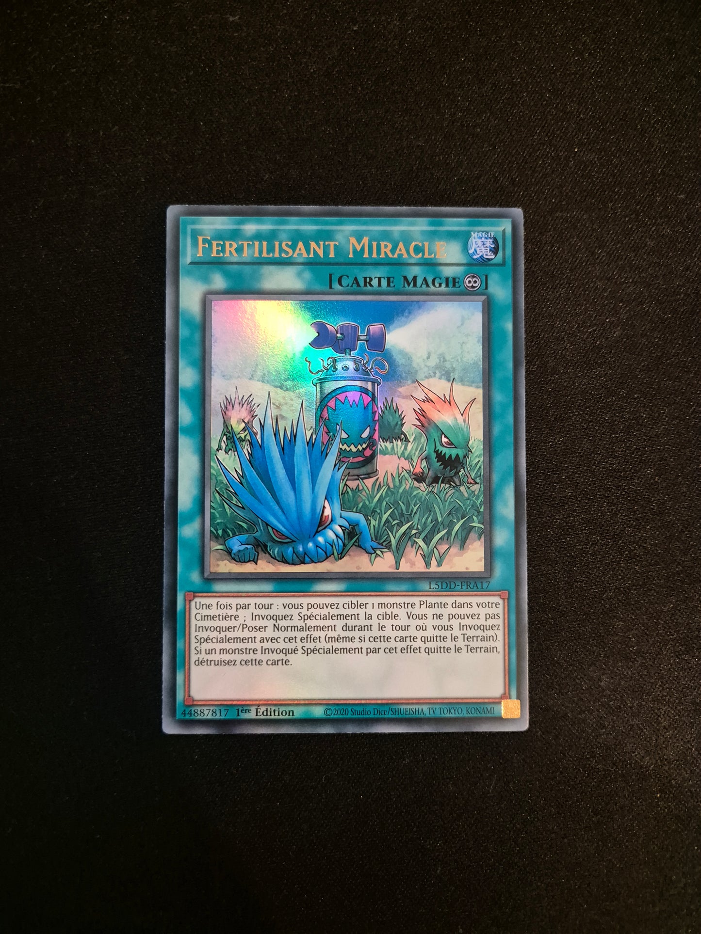 Carte Yu-Gi-Oh! Fertilisant Miracle Ultra Rare L5DD-FRA17