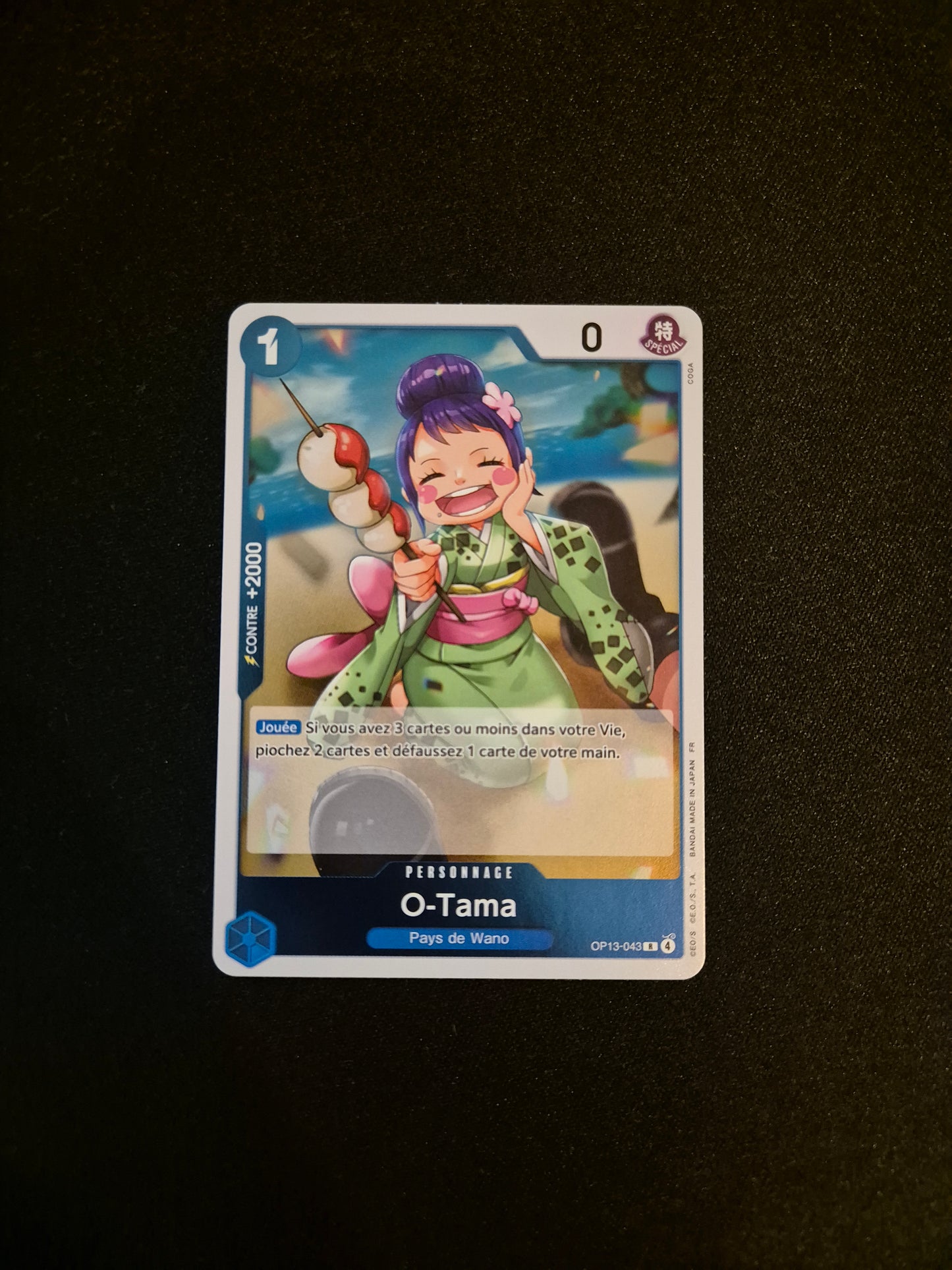 Carte One Piece OP13-043 R O-Tama Foil