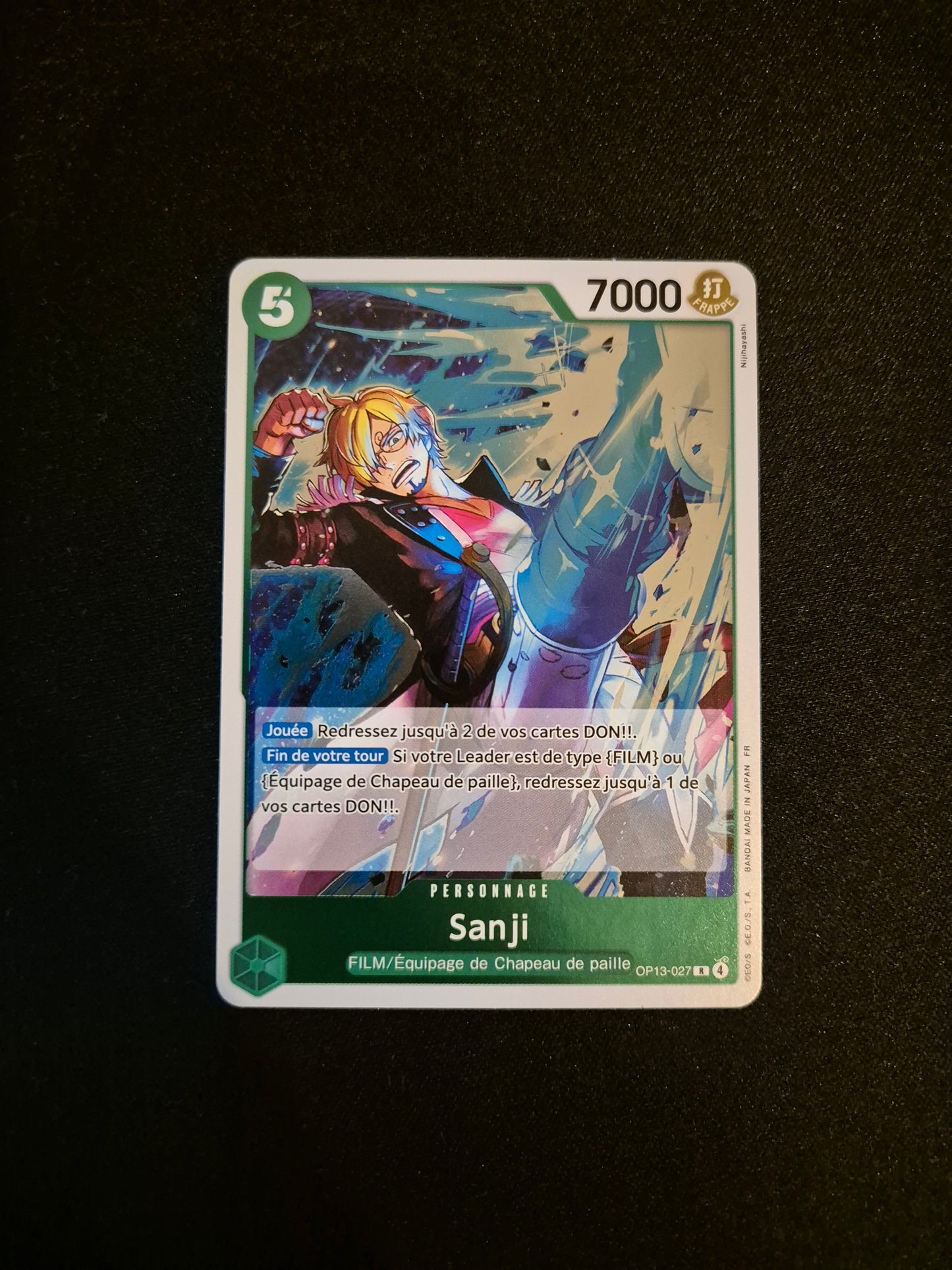 Carte One Piece OP13-027 R Sanji Foil