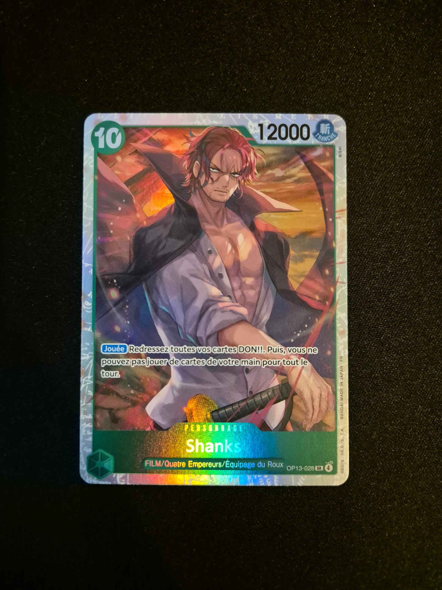 Carte One Piece OP13-028 SR Shanks