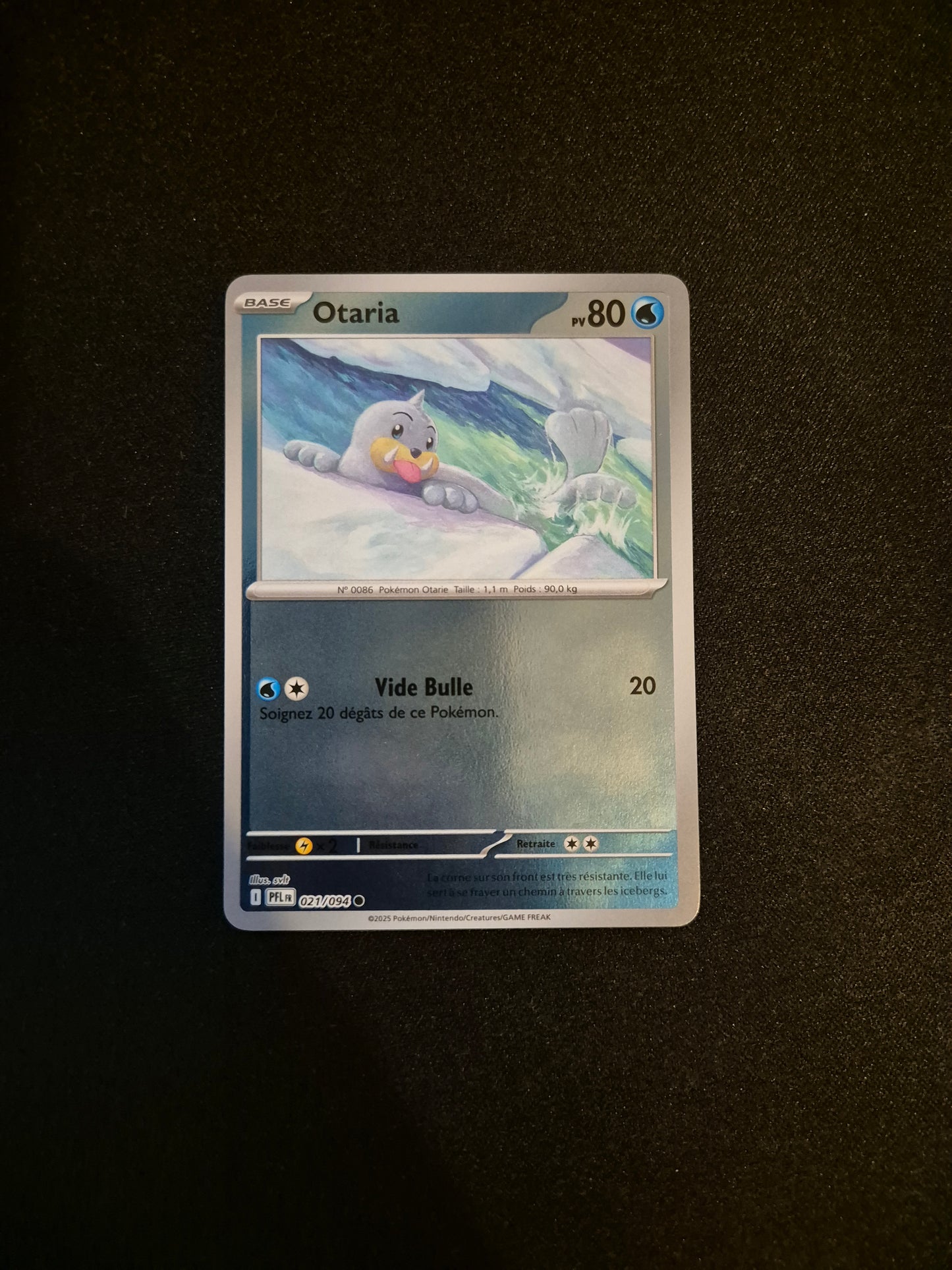 Carte Pokémon Otaria Reverse 021/094 ME02 Flammes Fantasmagoriques