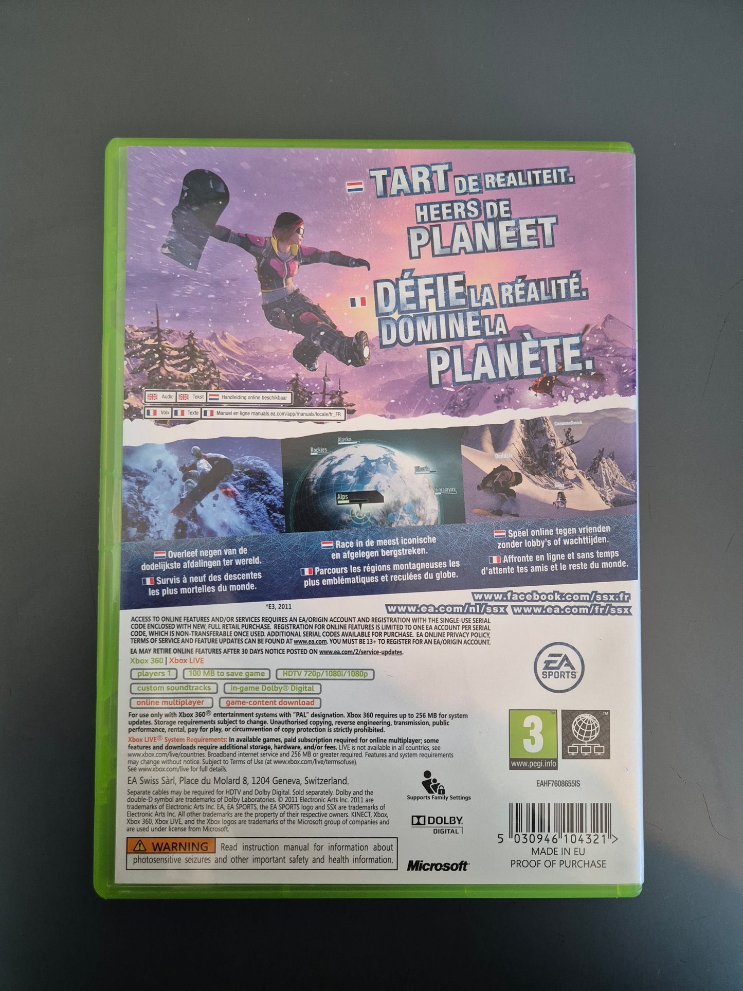 SSX XBOX 360 PAL FR - Occasion