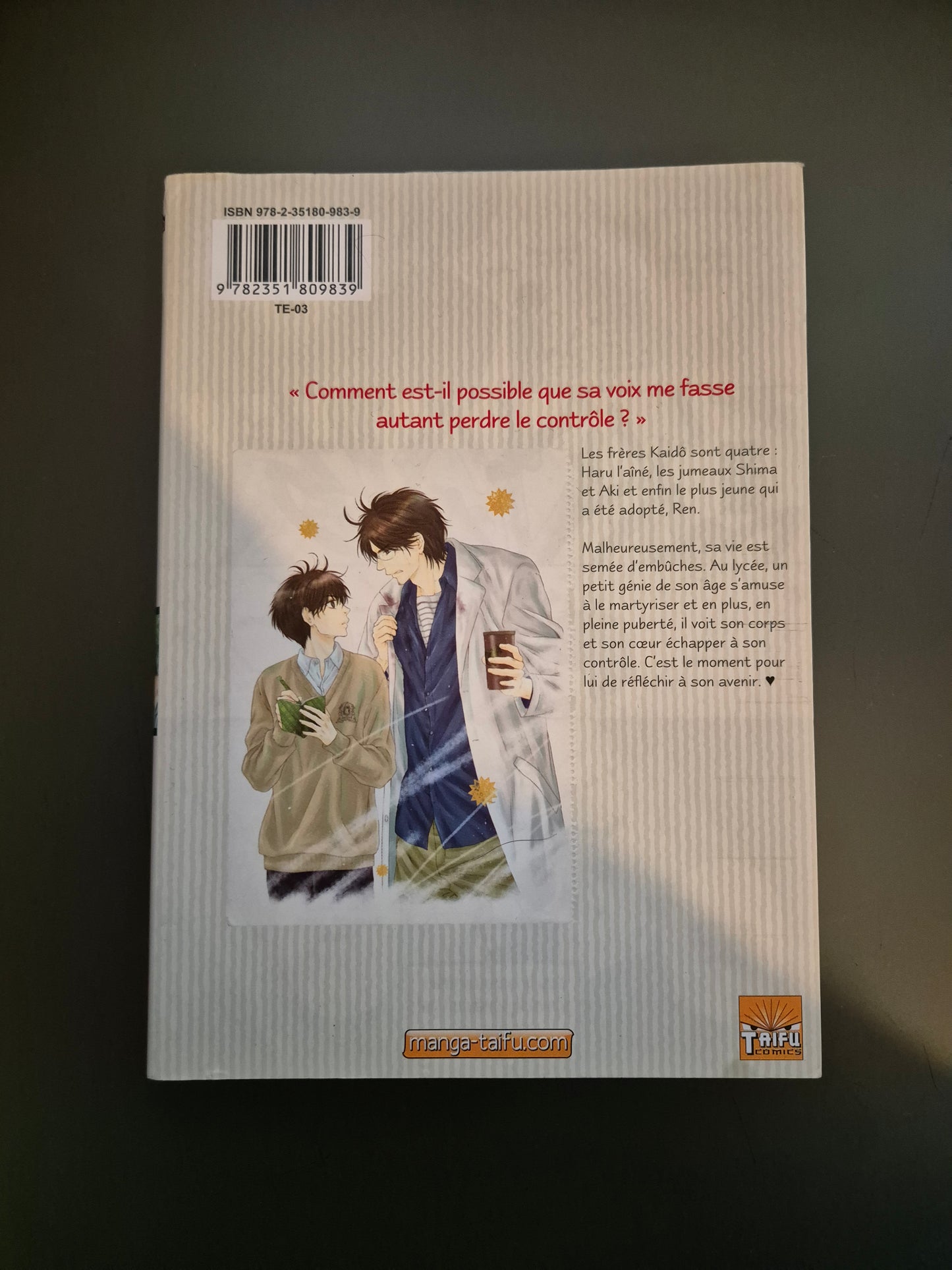 Manga Super Lovers Tome 8 FR - Occasion
