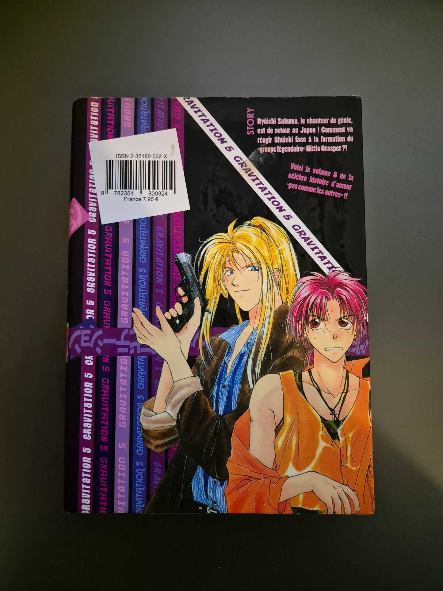 Manga Gravitation Tome 5 FR - Occasion