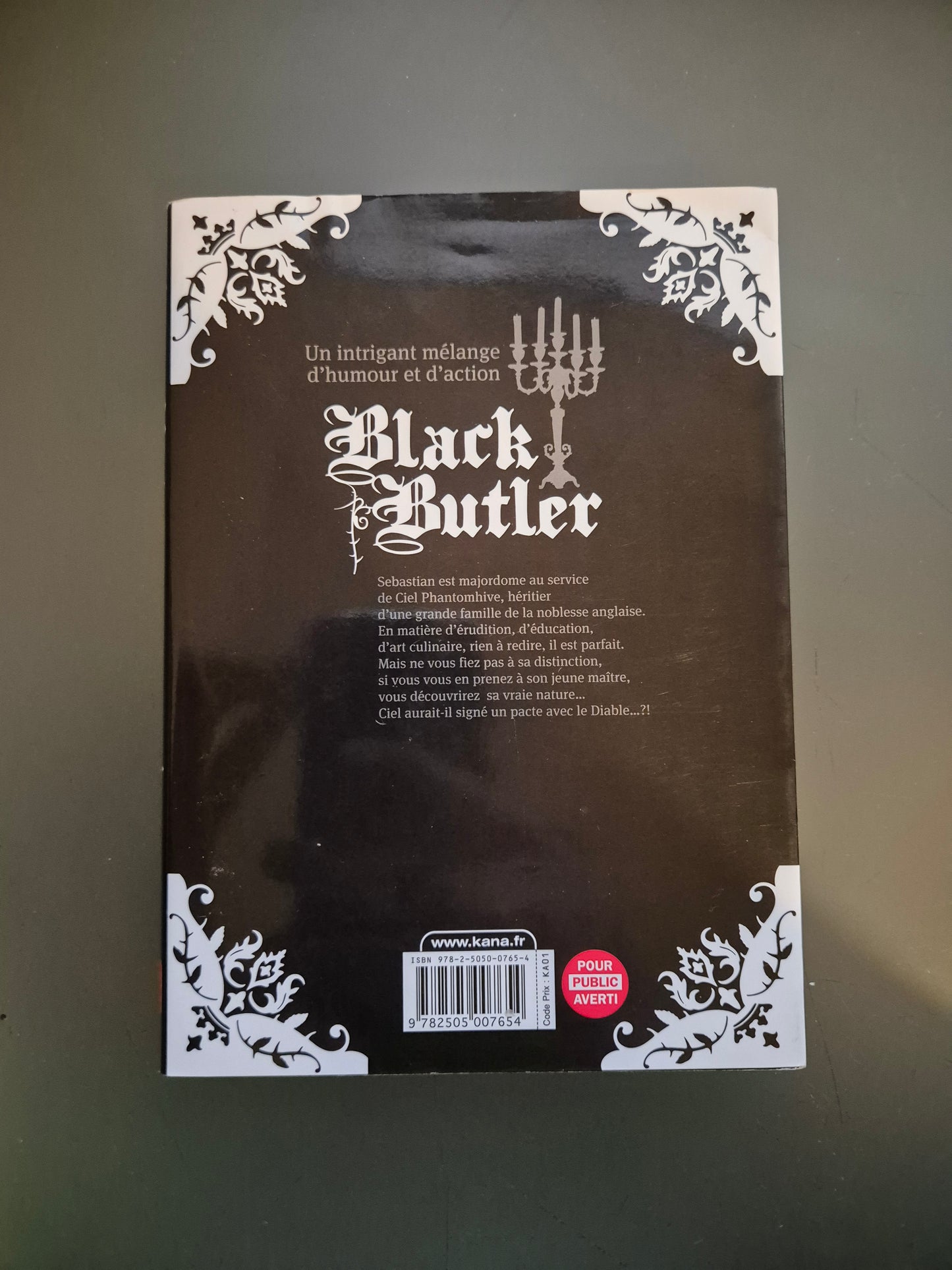 Manga Black Butler Tome 1 FR