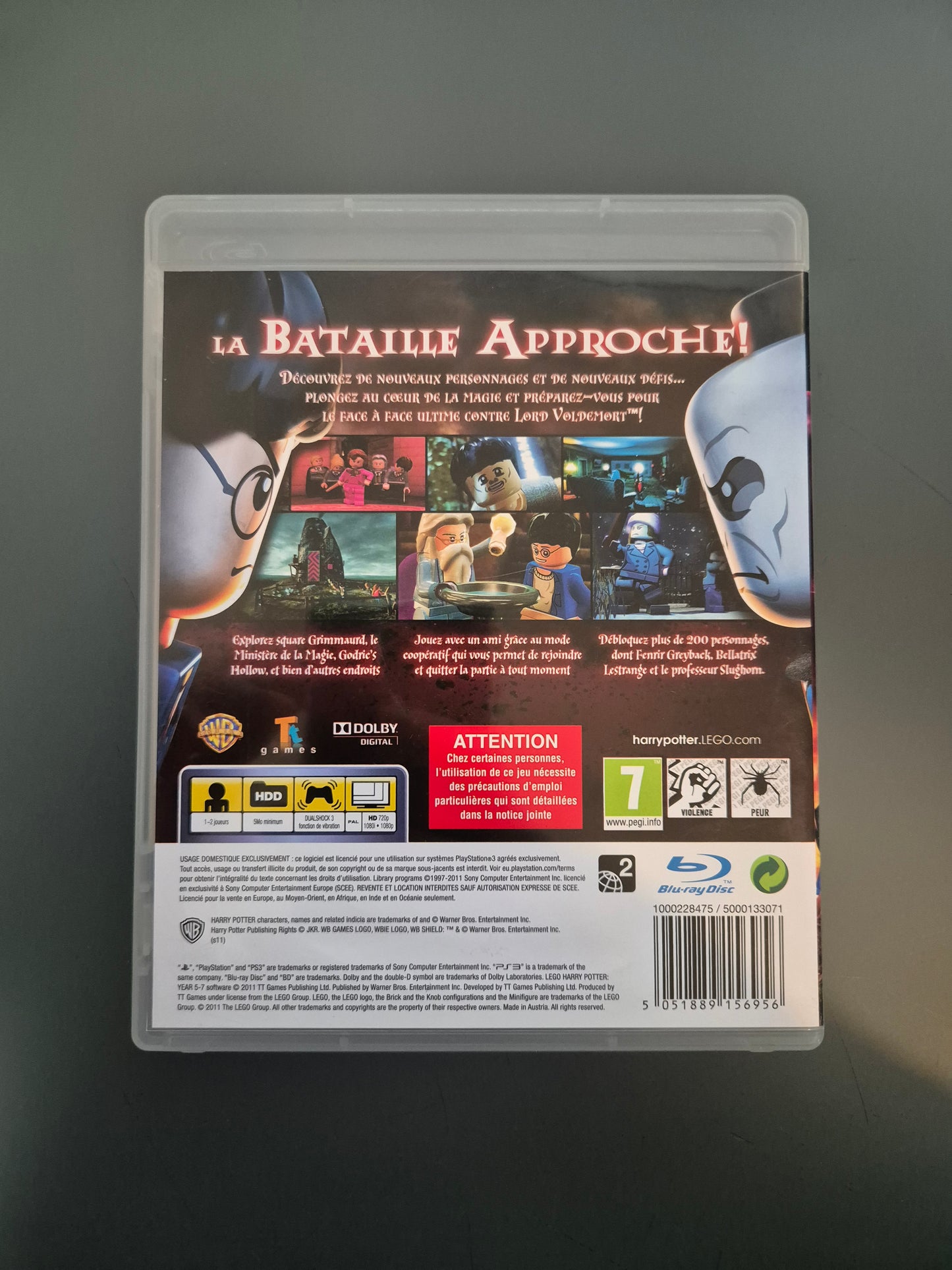 LEGO Harry Potter Années 5 à 7 Playstation 3 PS3 PAL FR - Occasion