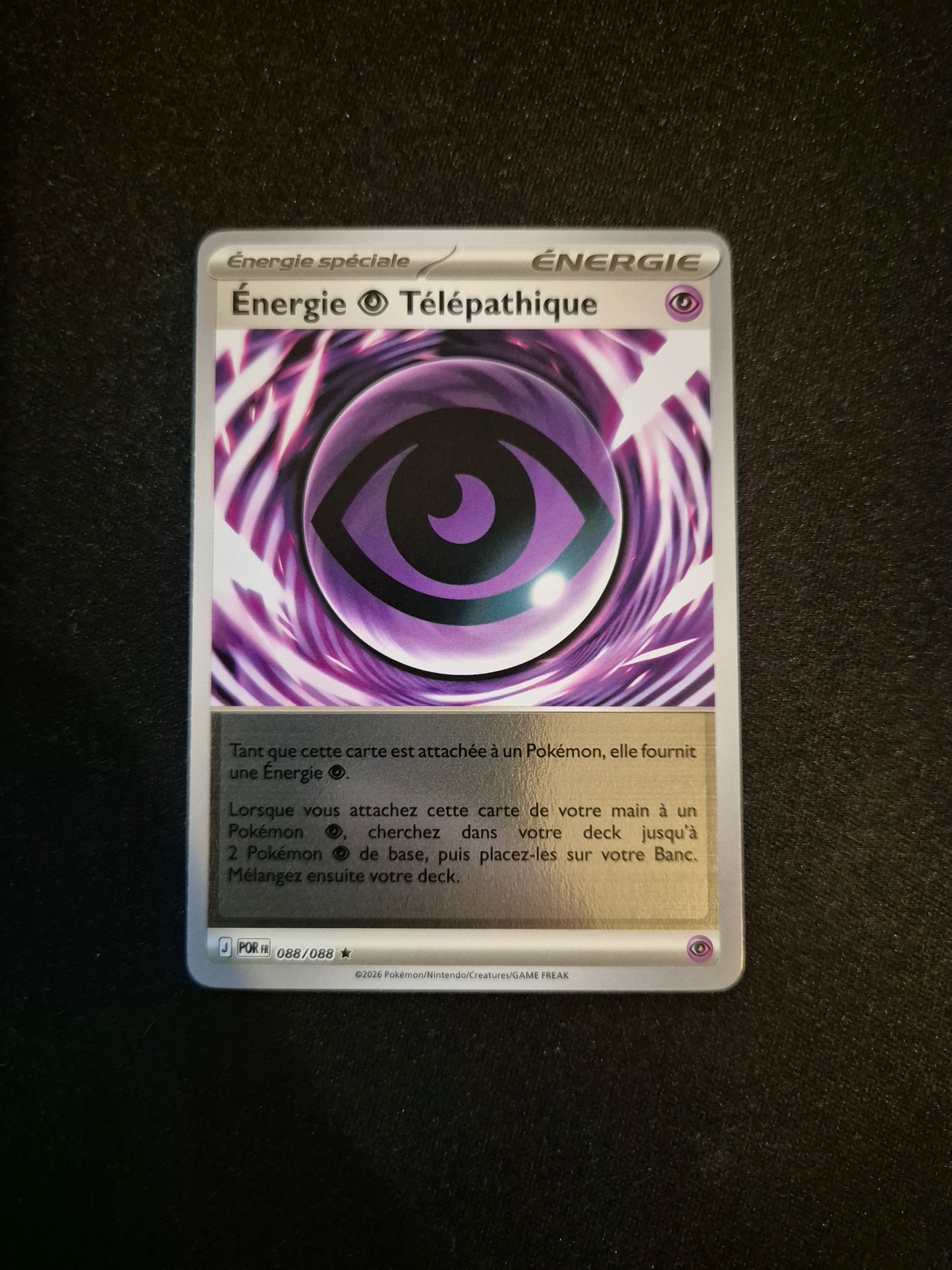 Carte Pokémon Energie Télépathique Reverse 088/088 ME03 Equilibre Parfait