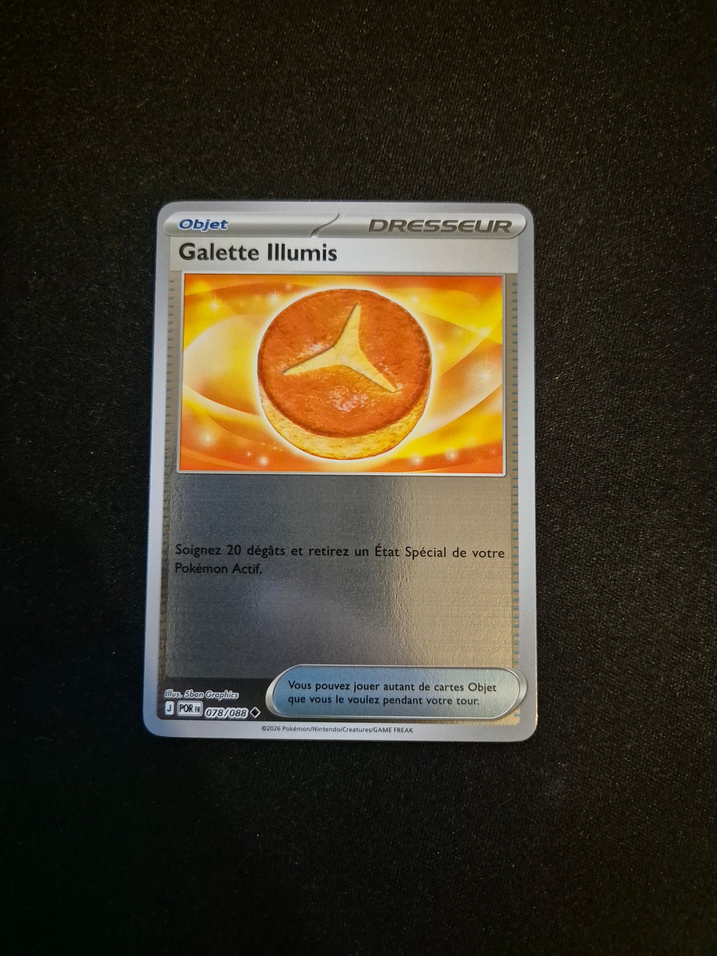 Carte Pokémon Galette Illumis Reverse 078/088 ME03 Equilibre Parfait
