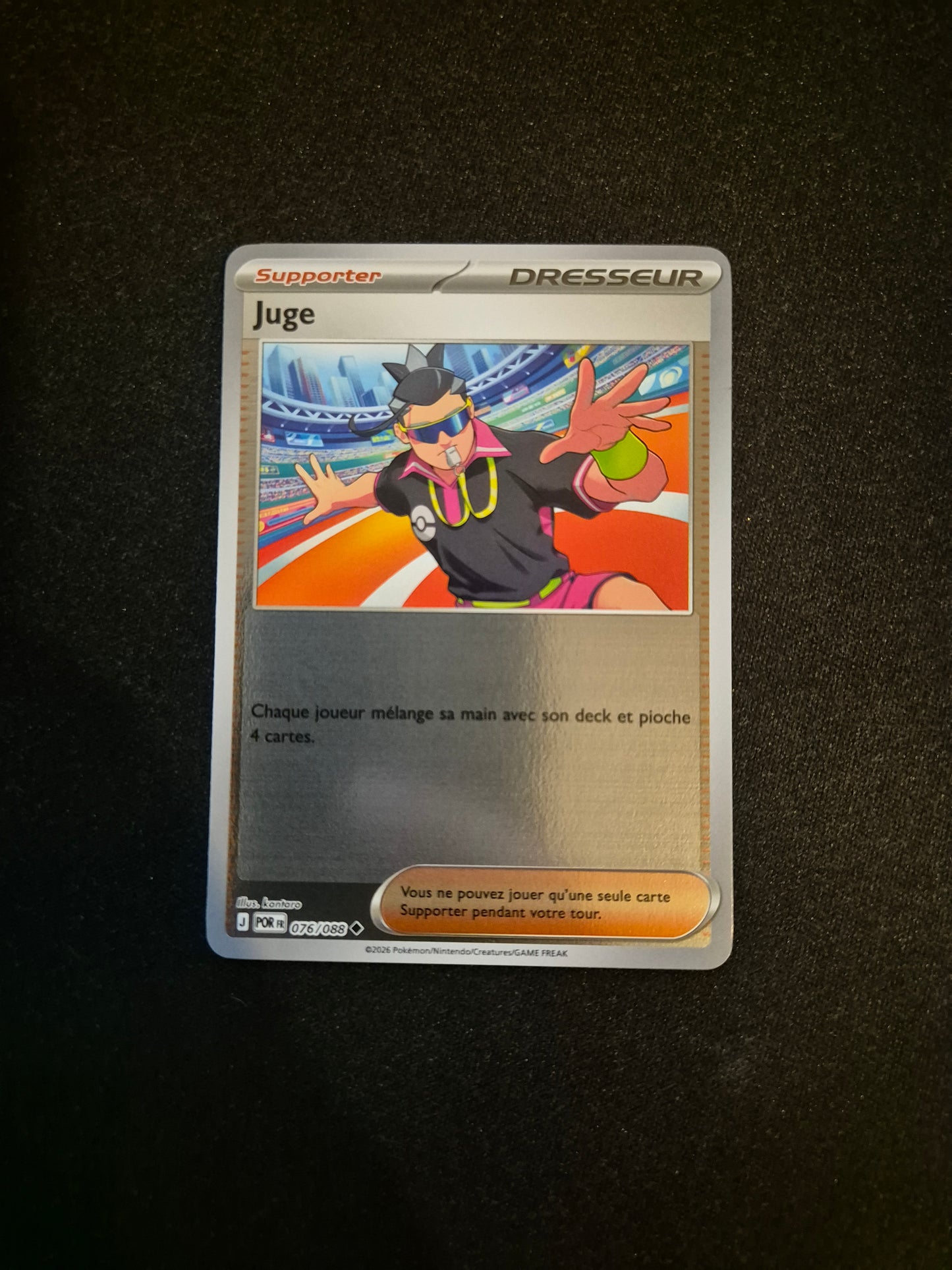 Carte Pokémon Juge Reverse 076/088 ME03 Equilibre Parfait