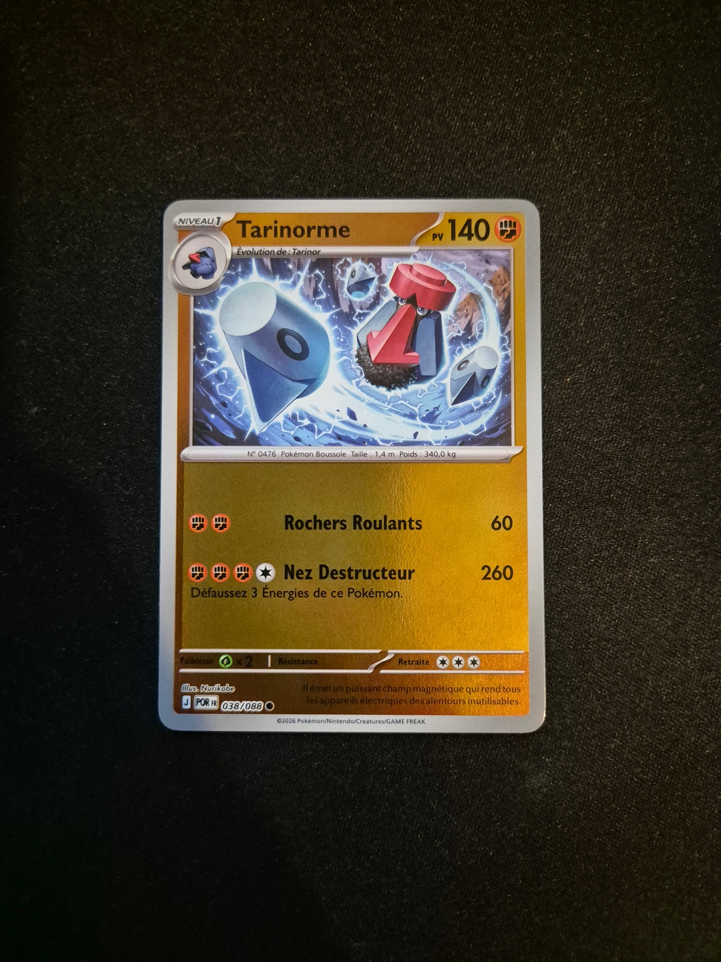 Carte Pokémon Tarinorme Reverse 038/088 ME03 Equilibre Parfait