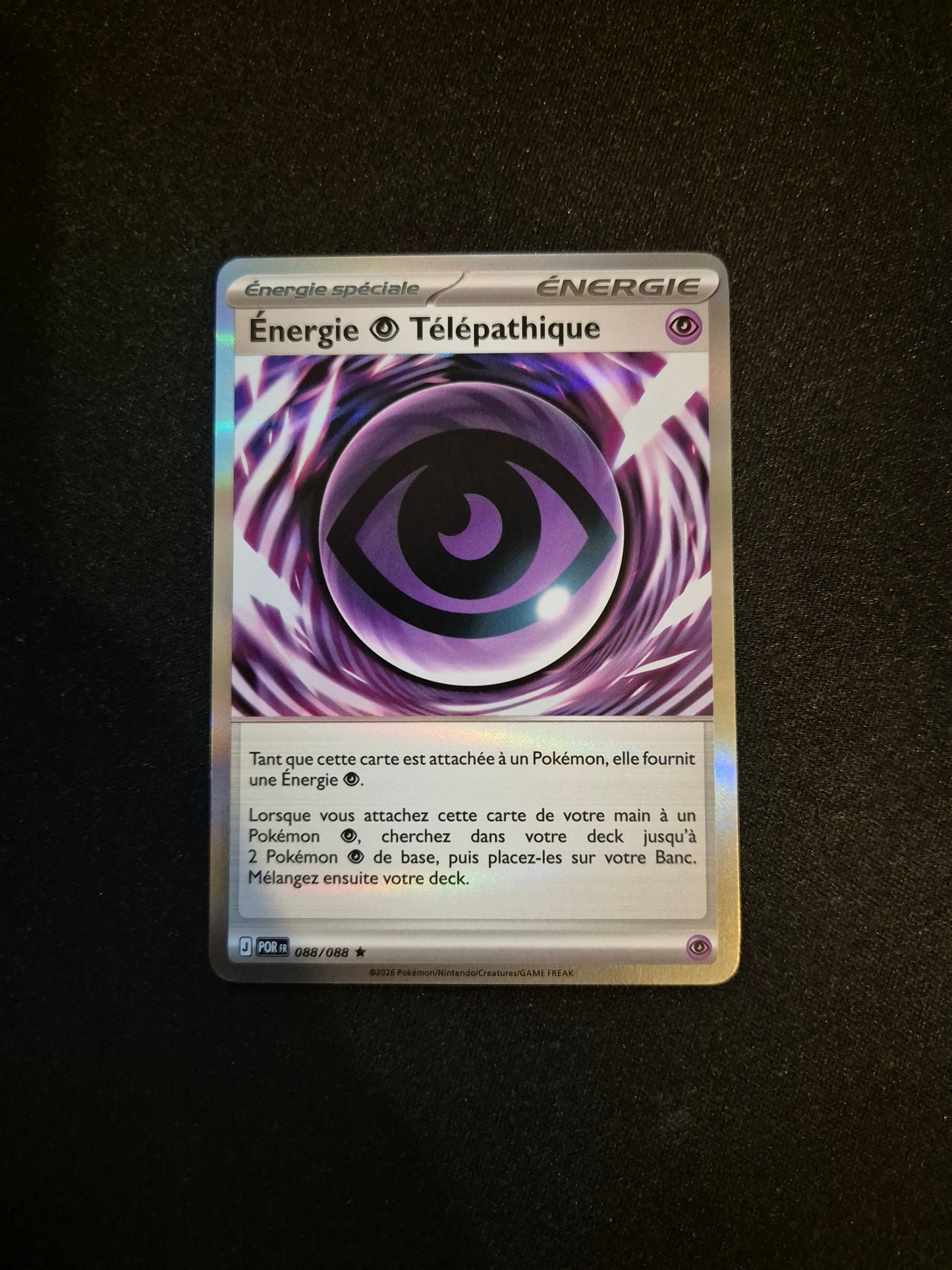 Carte Pokémon Energie Télépathique Holo 088/088 ME03 Equilibre Parfait