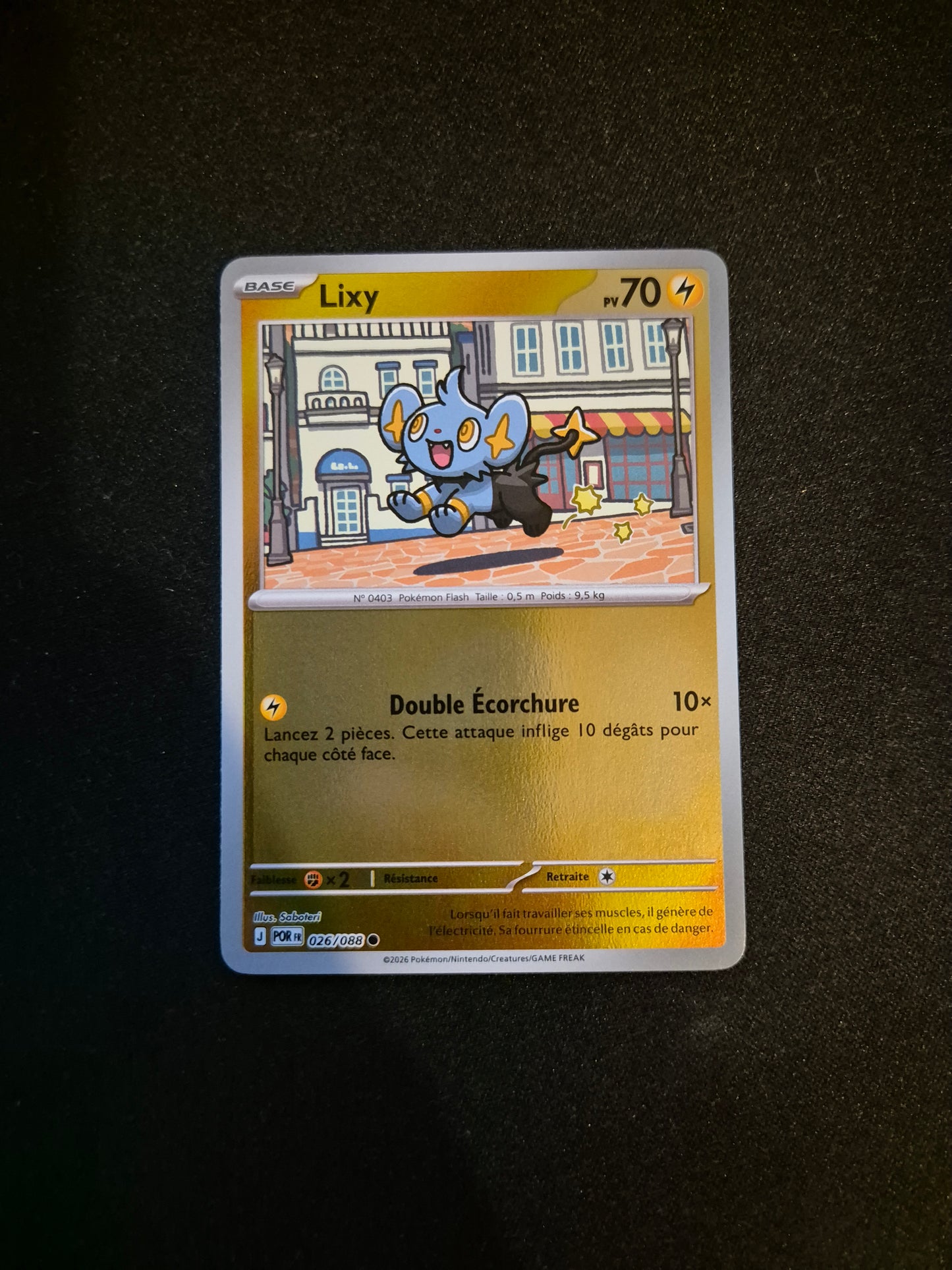 Carte Pokémon Lixy Reverse 026/088 ME03 Equilibre Parfait