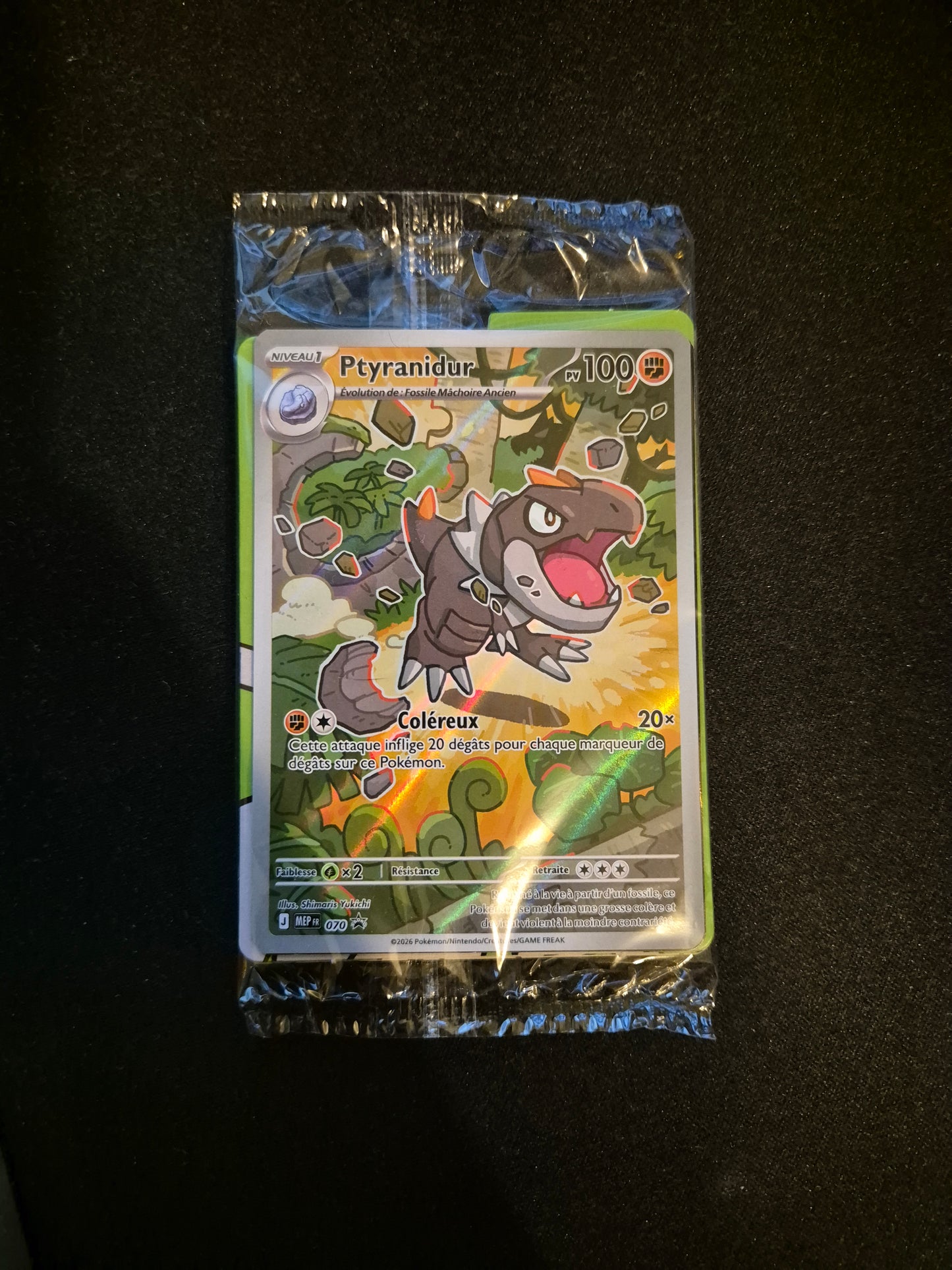 Carte Pokémon Ptyranidur MEP 070 Promo