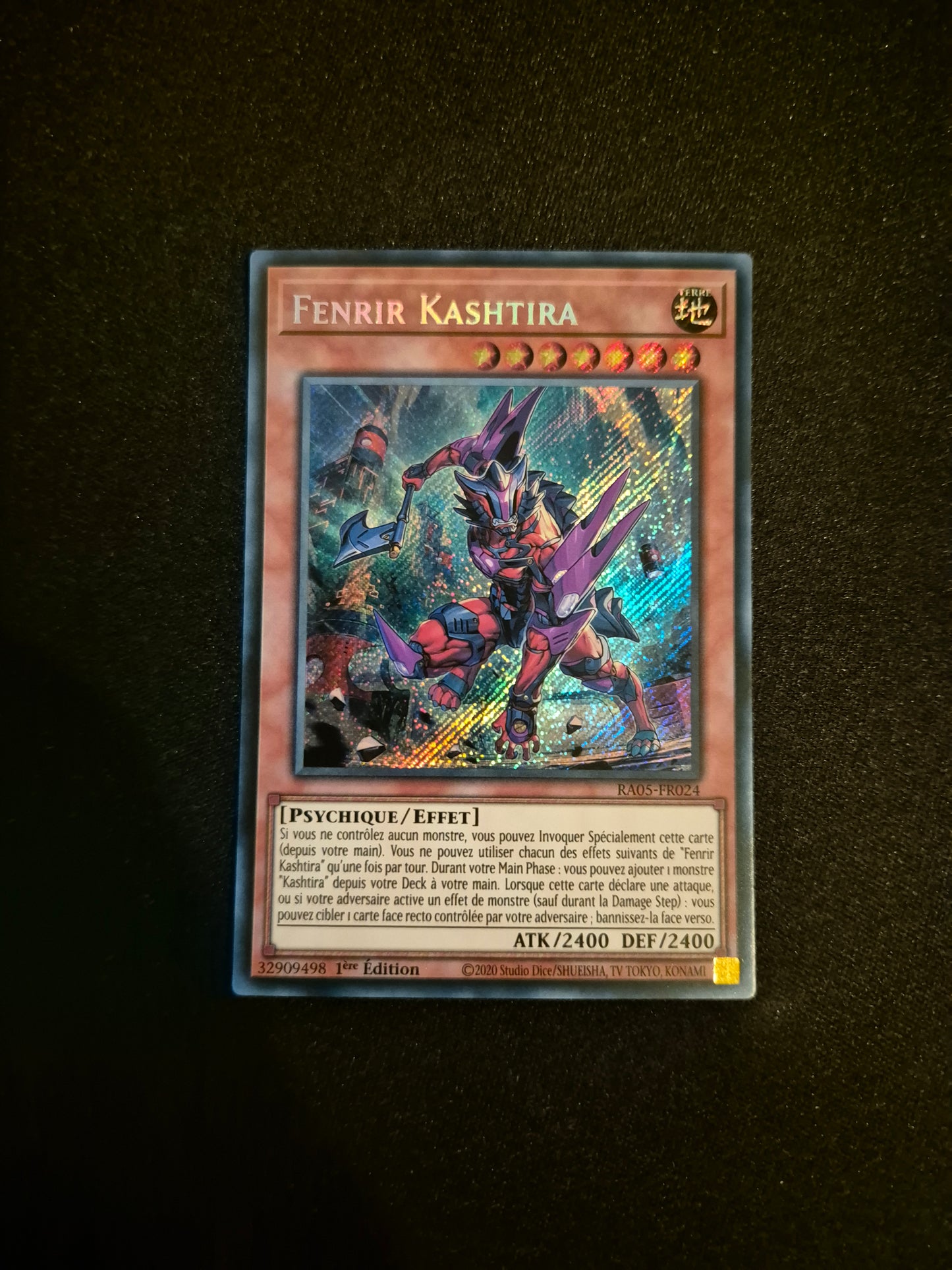 Carte Yu-Gi-Oh! Fenrir Kashtira Secret Rare RA05-FR024