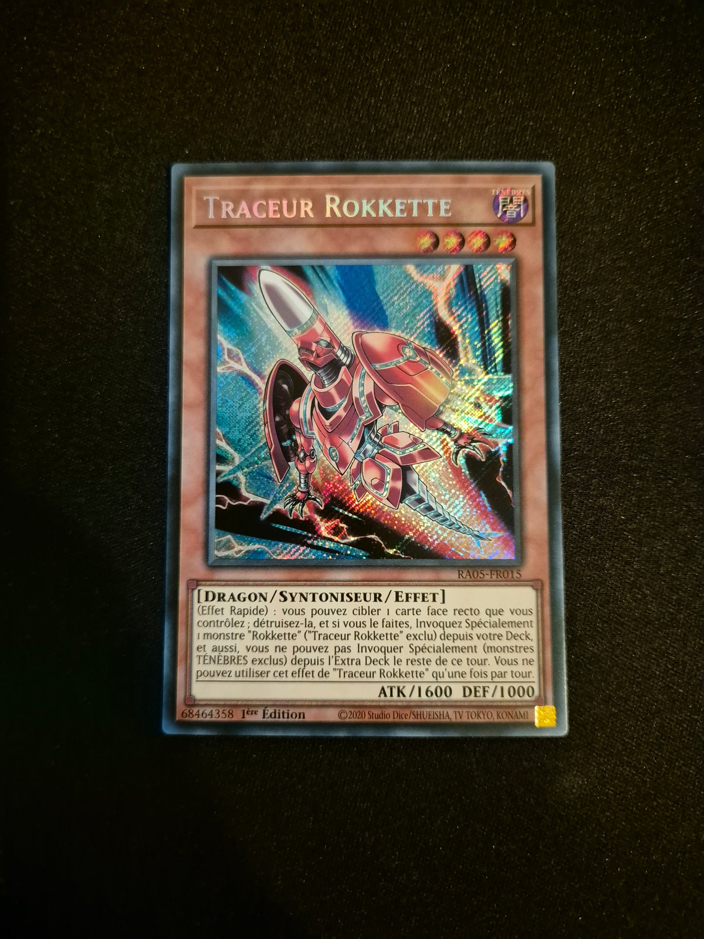 Carte Yu-Gi-Oh! Traceur Rokkette Secret Rare RA05-FR015