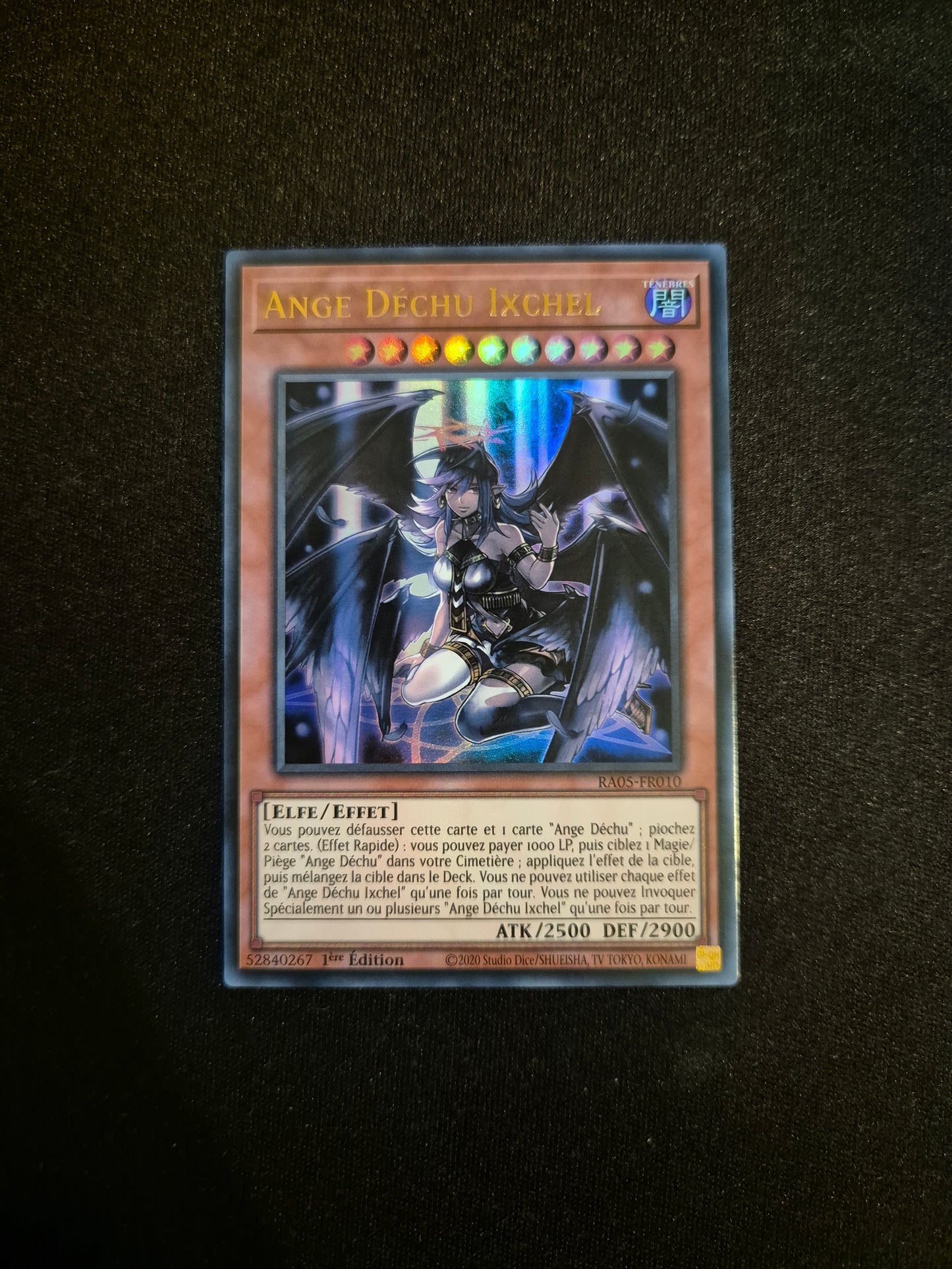 Carte Yu-Gi-Oh! Ange Déchu Ixchel Ultra Rare RA05-FR010