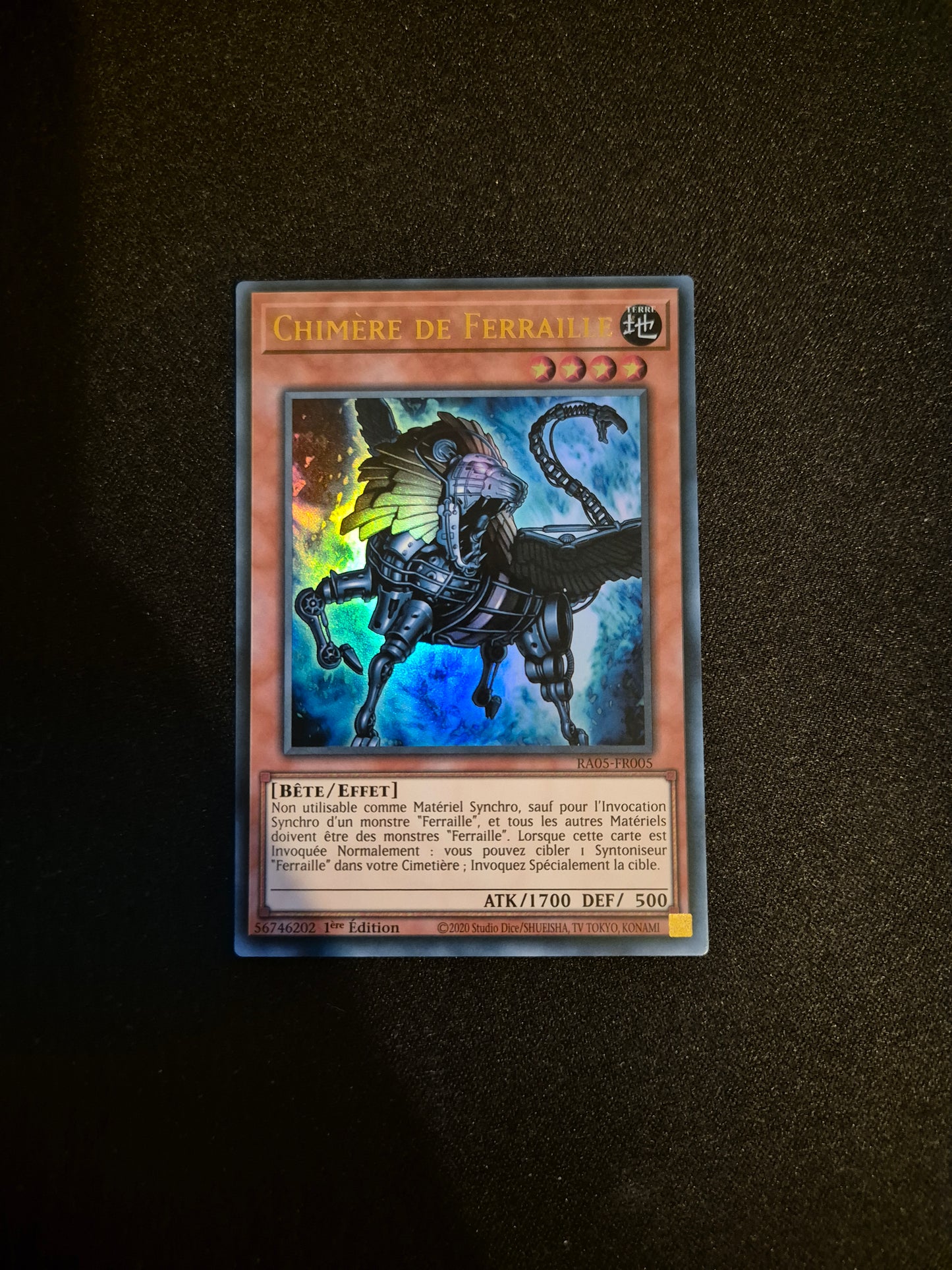 Carte Yu-Gi-Oh! Chimère de Ferraille Ultra Rare RA05-FR005