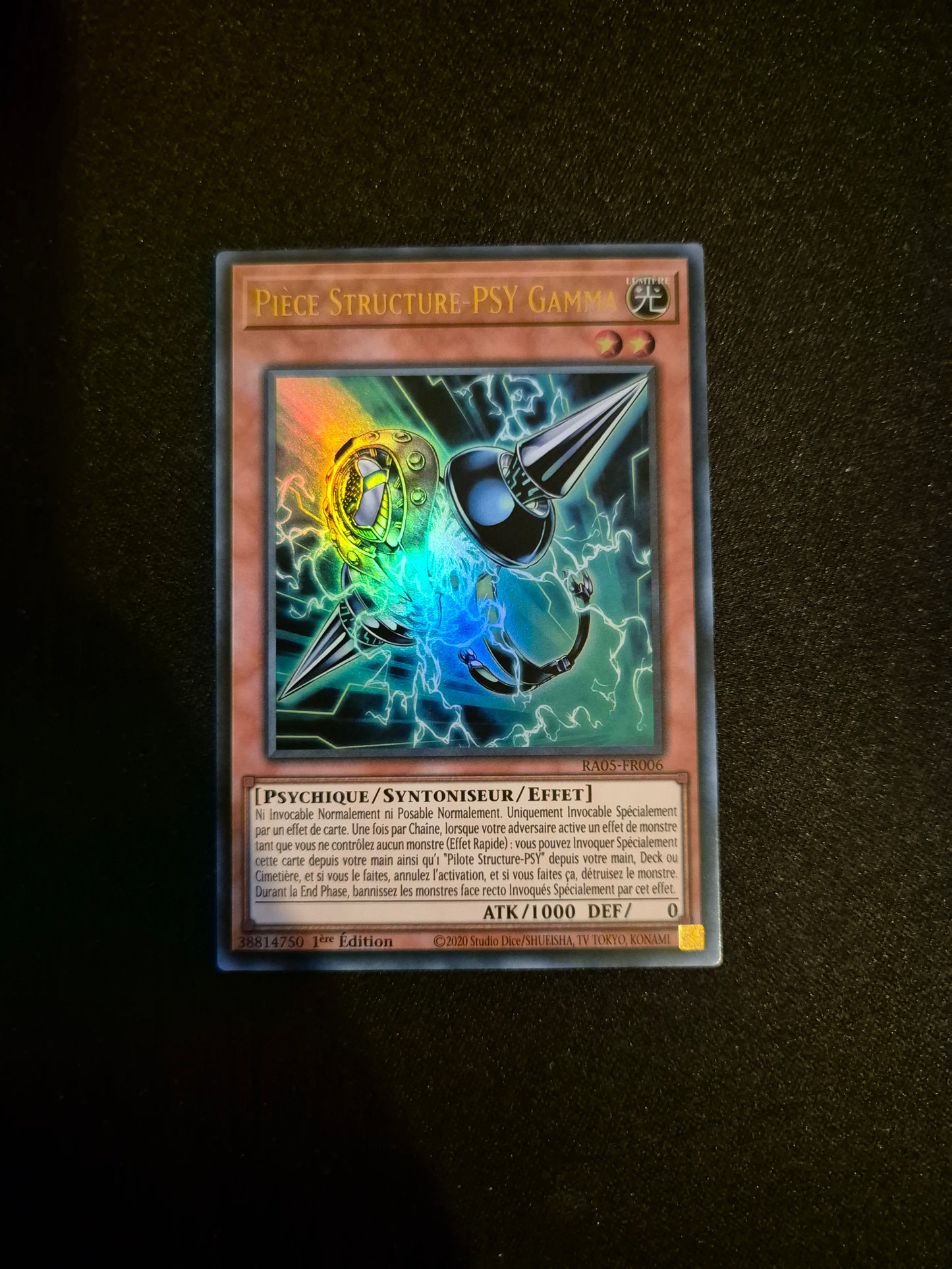 Carte Yu-Gi-Oh! Pièce Structure-Psy Gamma Ultra Rare RA05-FR006