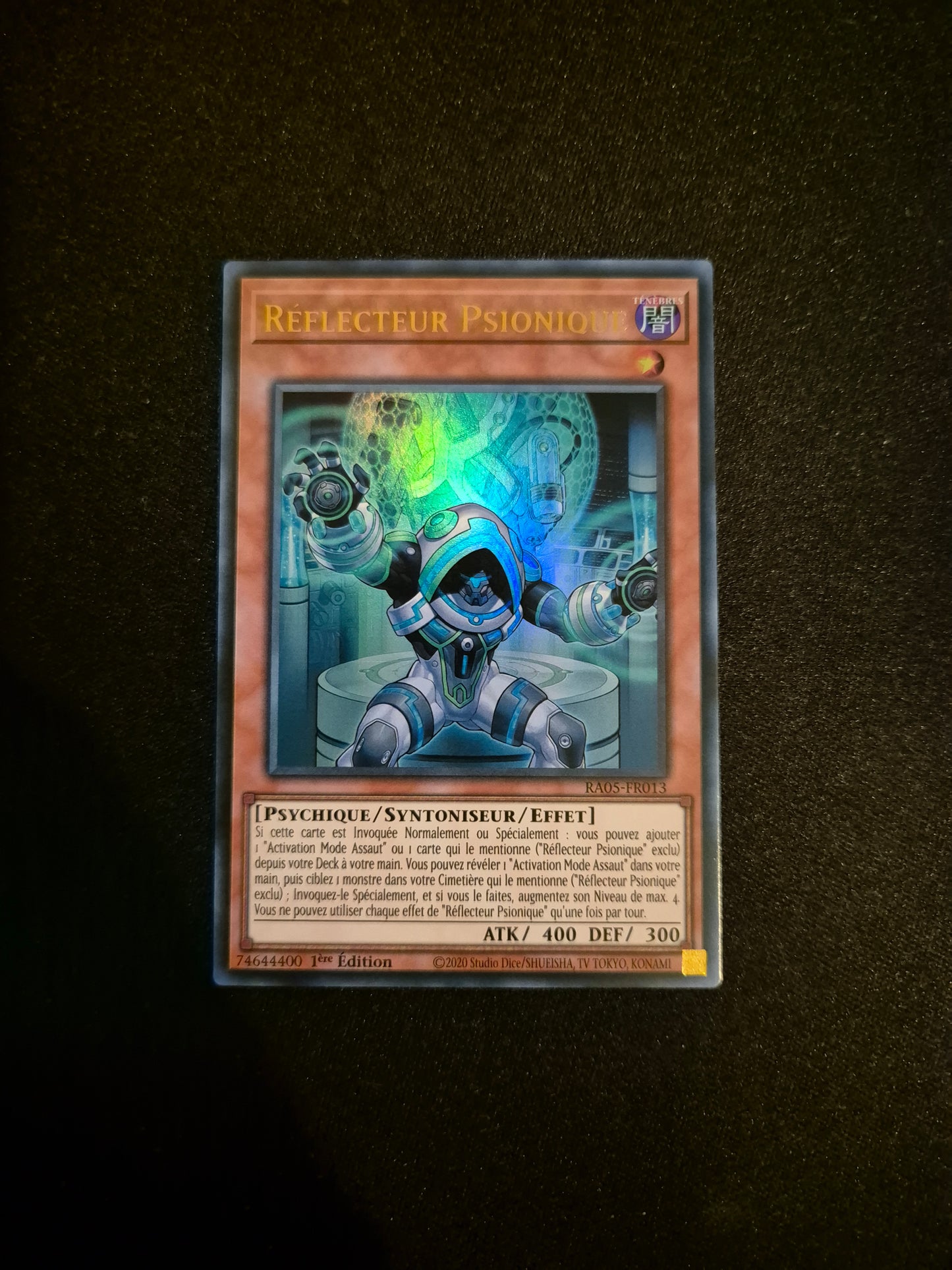 Carte Yu-Gi-Oh! Réflecteur Psionique Ultra Rare RA05-FR013