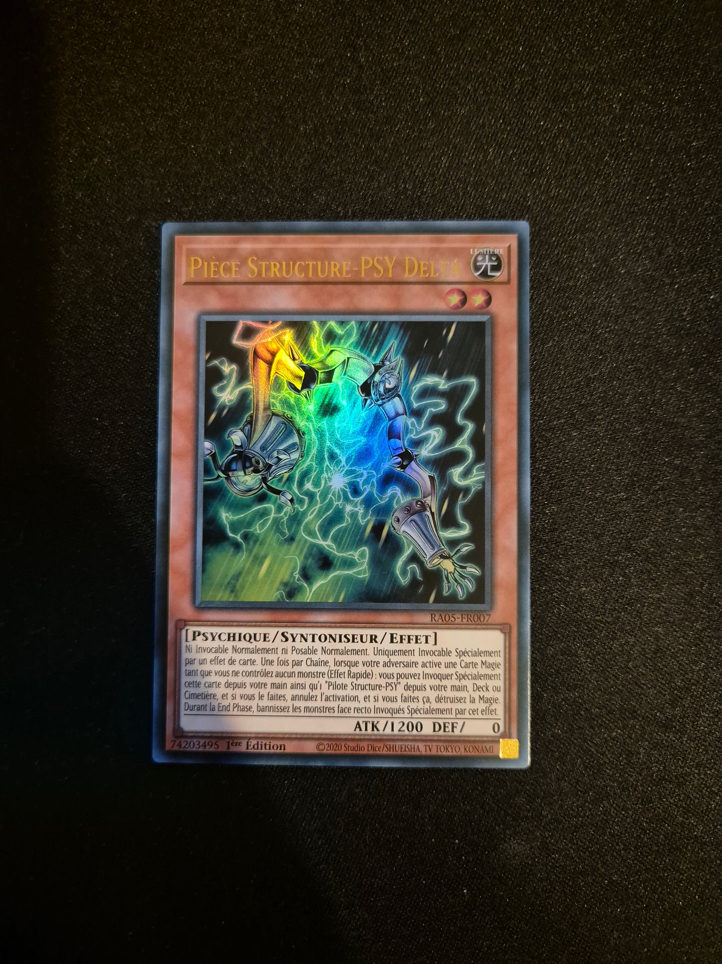 Carte Yu-Gi-Oh! Pièce Structure-Psy Delta Ultra Rare RA05-FR007