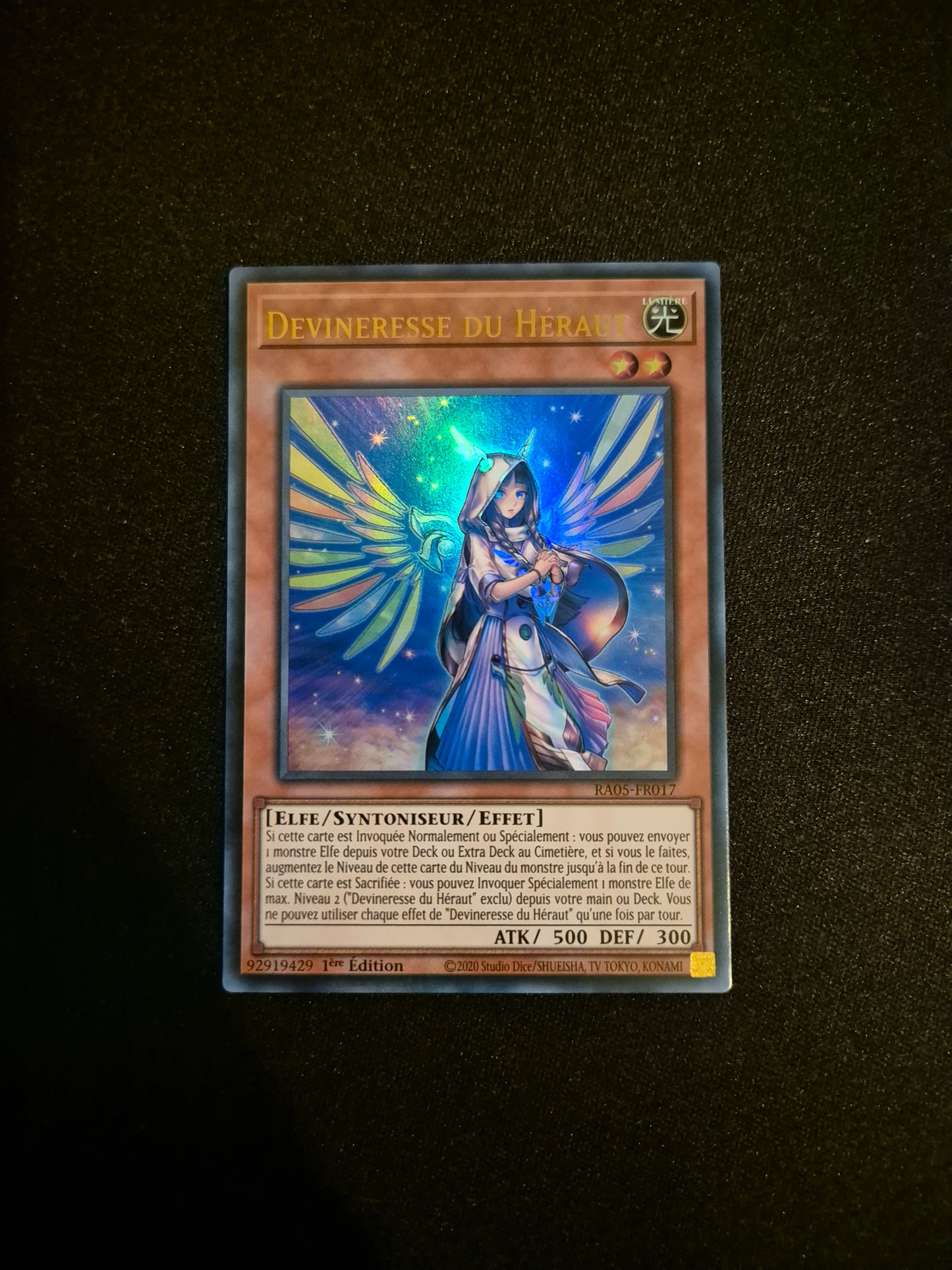 Carte Yu-Gi-Oh! Devineresse du Héraut Ultra Rare RA05-FR017