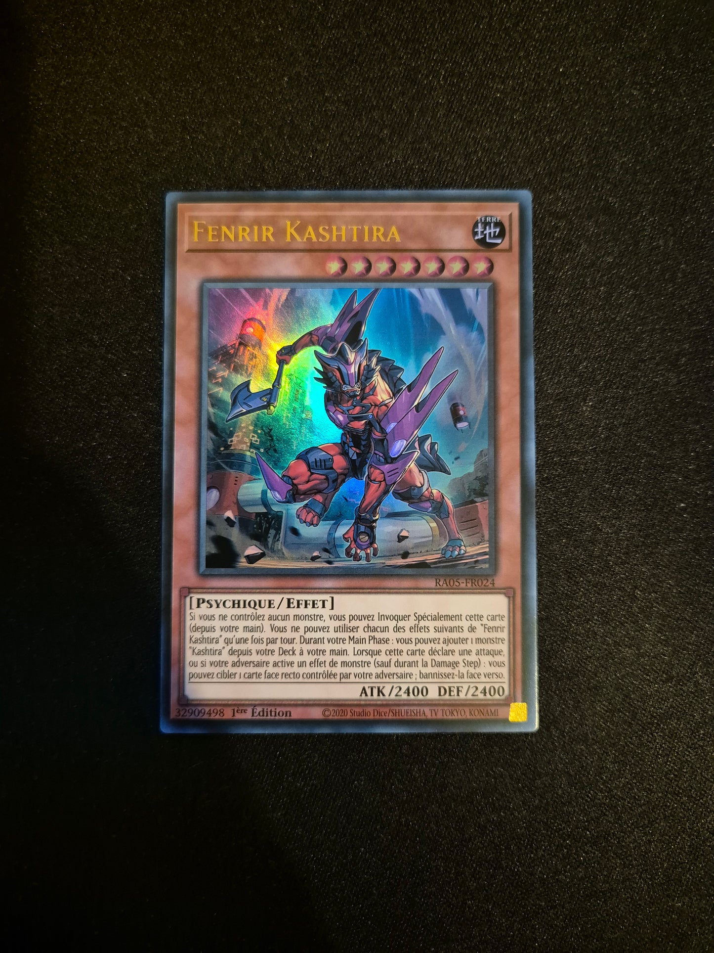 Carte Yu-Gi-Oh! Fenrir Kashtira Ultra Rare RA05-FR024