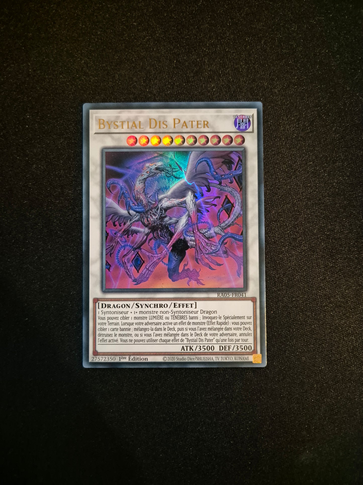 Carte Yu-Gi-Oh! Bystial Dis Pater Ultra Rare RA05-FR041