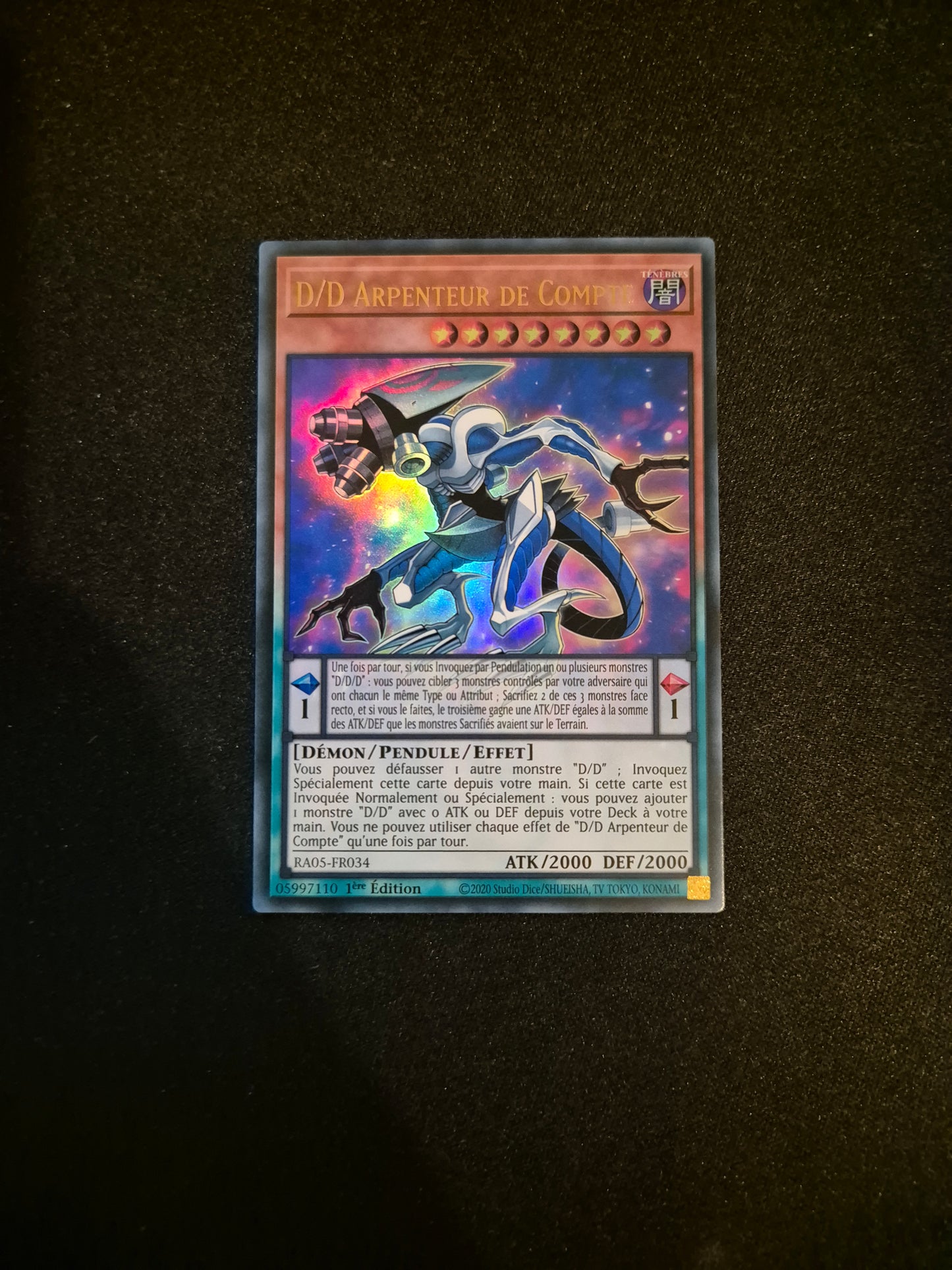 Carte Yu-Gi-Oh! DD Arpenteur de Compte Ultra Rare RA05-FR034