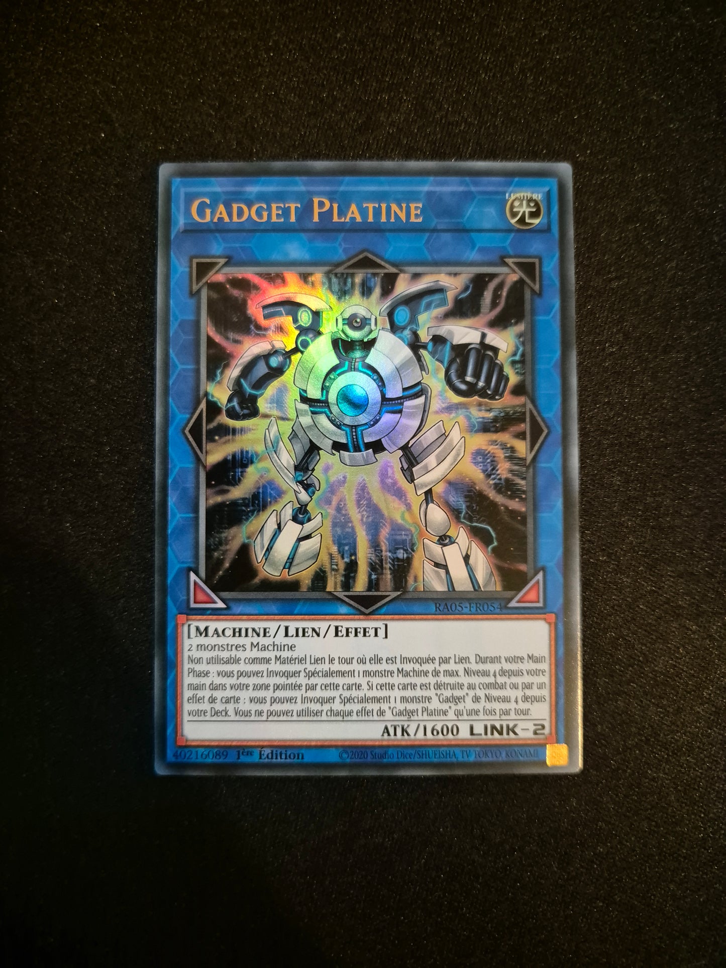 Carte Yu-Gi-Oh! Gadget Platine Ultra Rare RA05-FR054