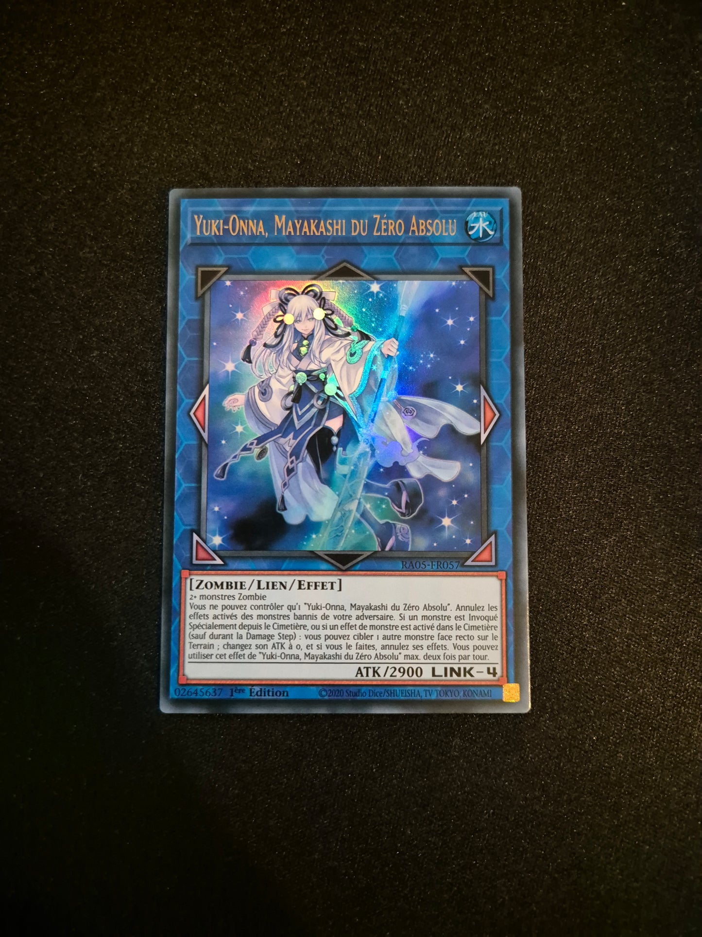 Carte Yu-Gi-Oh! Yuki-Onna Mayakashi du Zéro Absolu Ultra Rare RA05-FR057