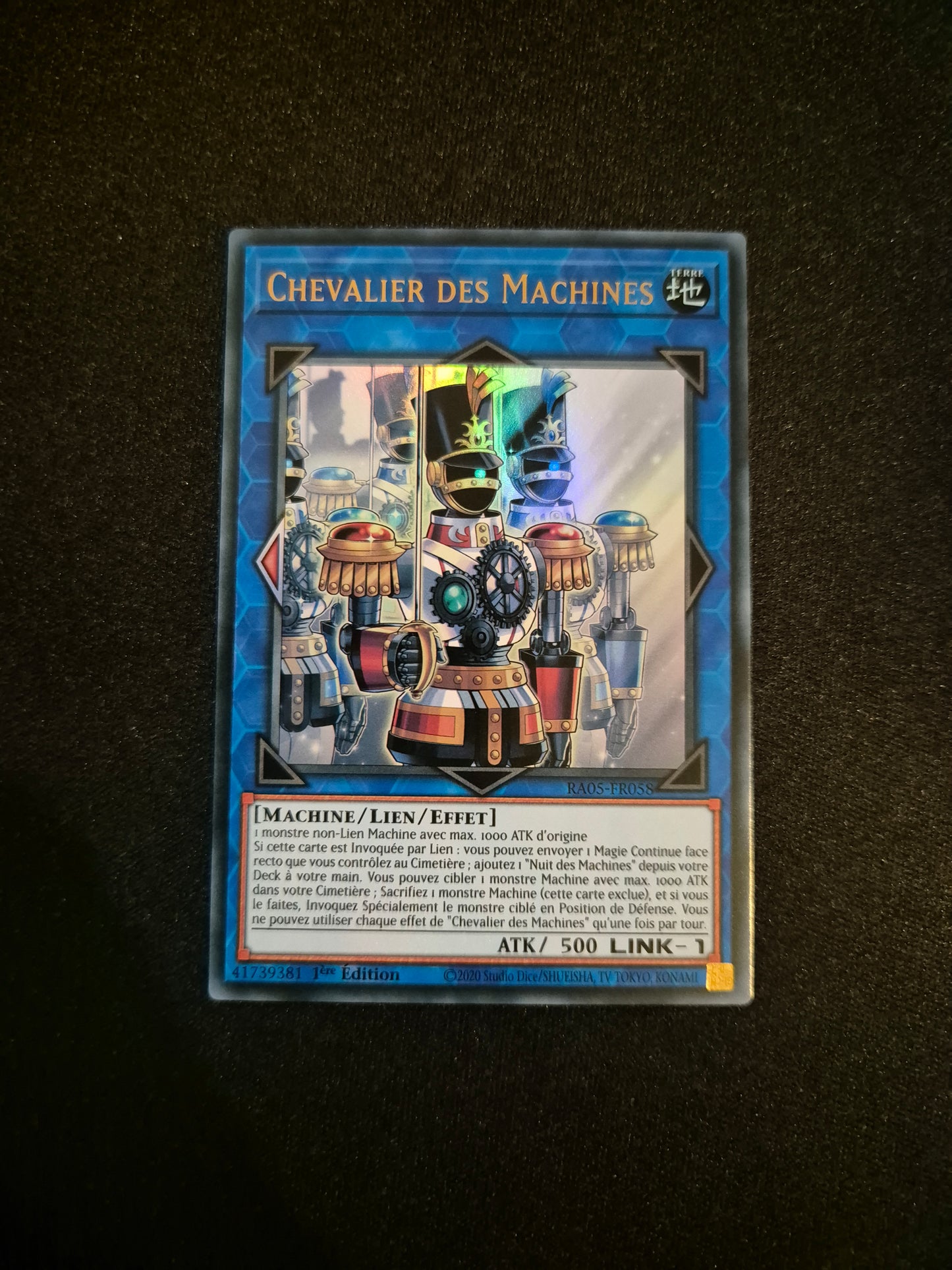 Carte Yu-Gi-Oh! Chevalier des Machines Ultra Rare RA05-FR058