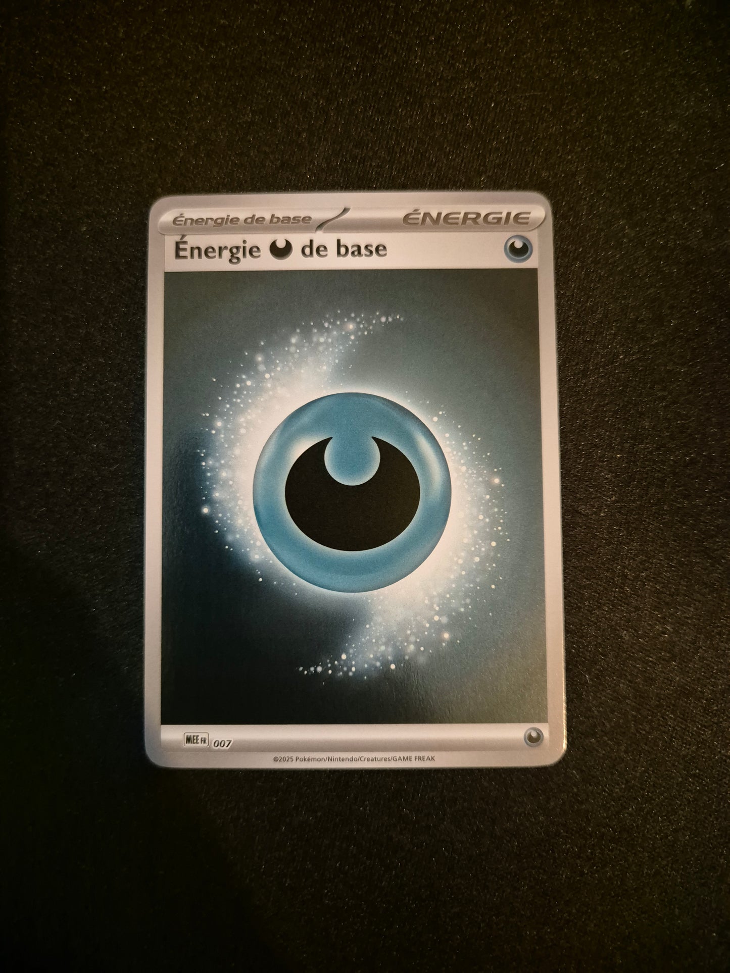 Carte Pokémon Energie Obscurité de base Reverse MEE 007