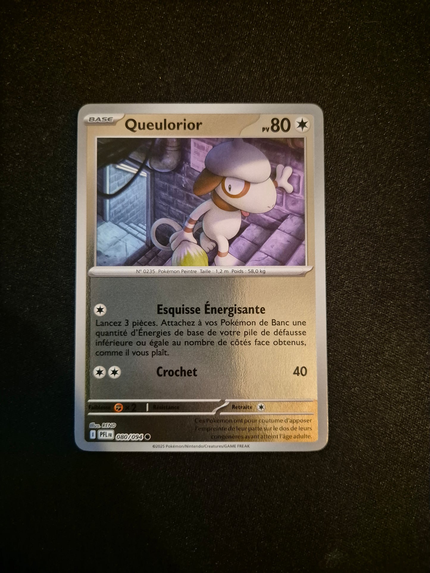 Carte Pokémon Queulorior Reverse 080/094 ME02 Flammes Fantasmagoriques