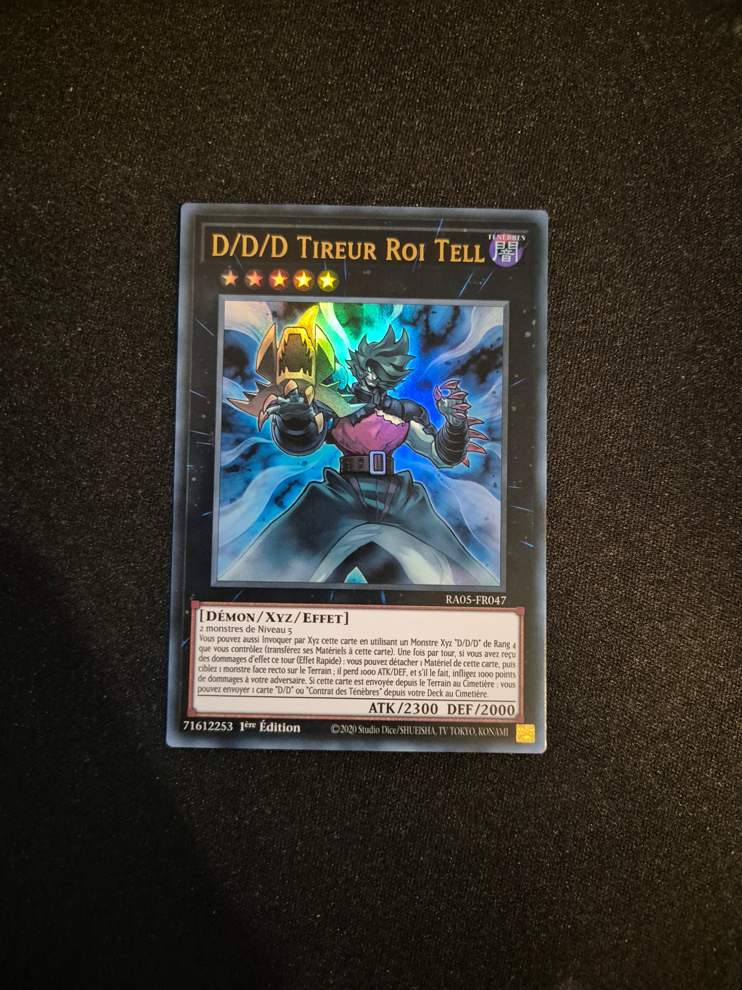 Carte Yu-Gi-Oh! D/D/D Tireur Roi Tell Ultra Rare RA05-FR047