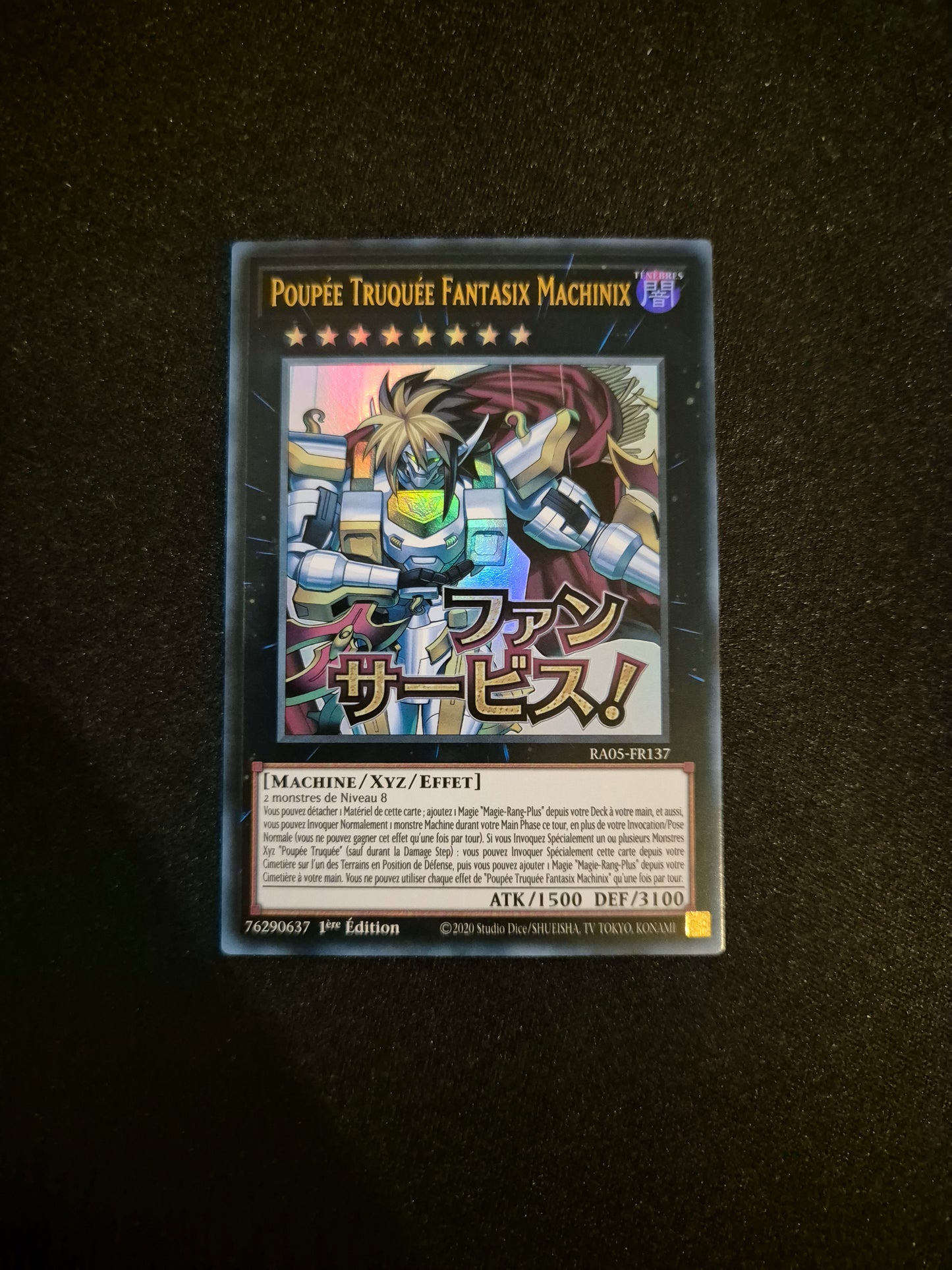 Carte Yu-Gi-Oh! Poupée Truquée Fantasix Machinix ALT Stamped Ultra Rare RA05-FR137