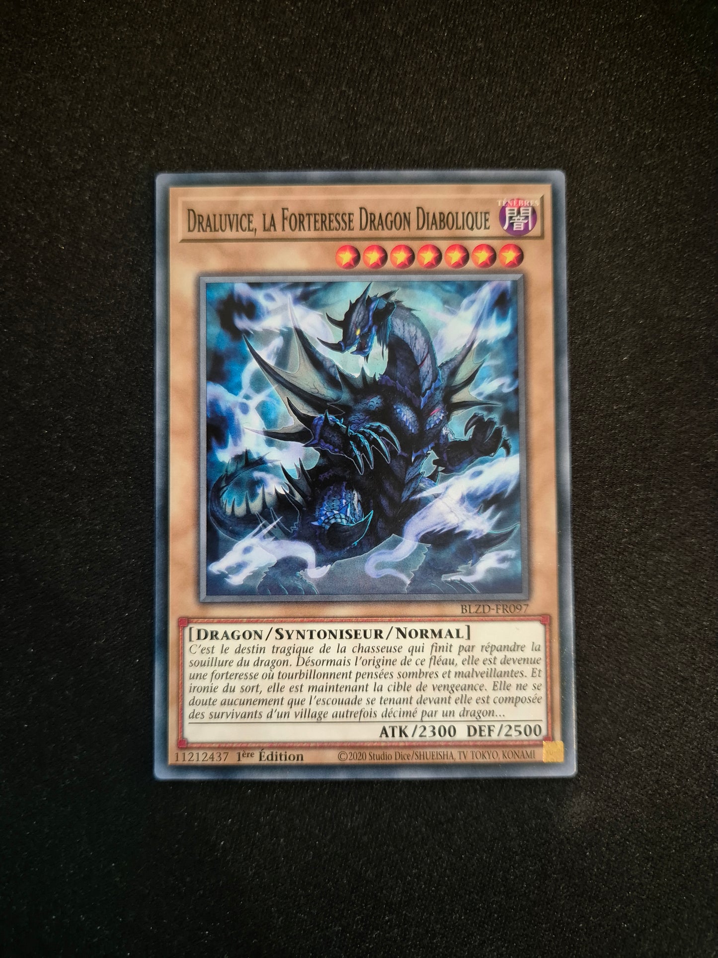 Carte Yu-Gi-Oh! Draluvice La Forteresse Dragon Diabolique BLZD-FR097