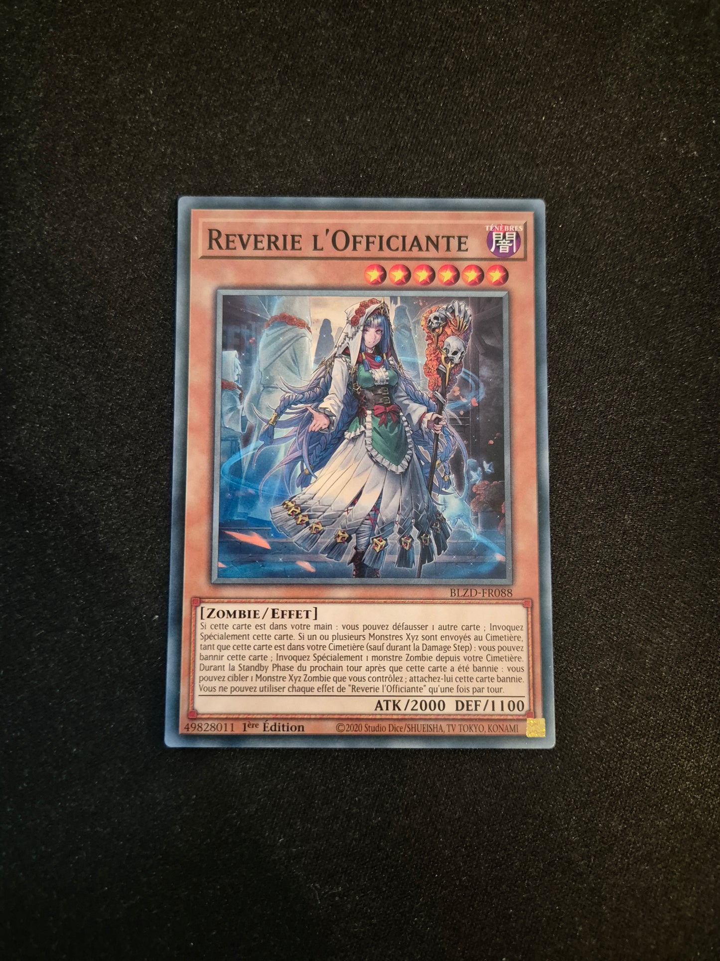 Carte Yu-Gi-Oh! Reverie L'Officiante BLZD-FR088